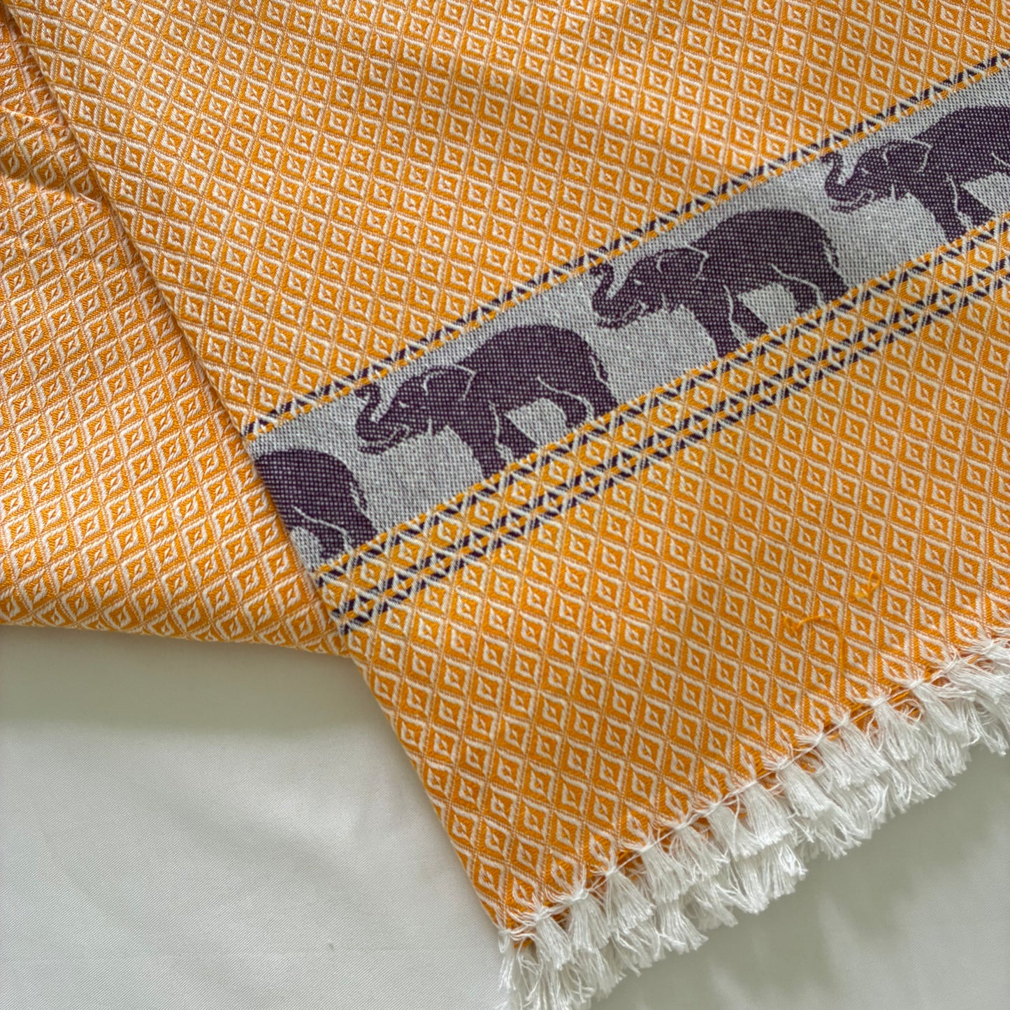 Long Cotton Bath Towel