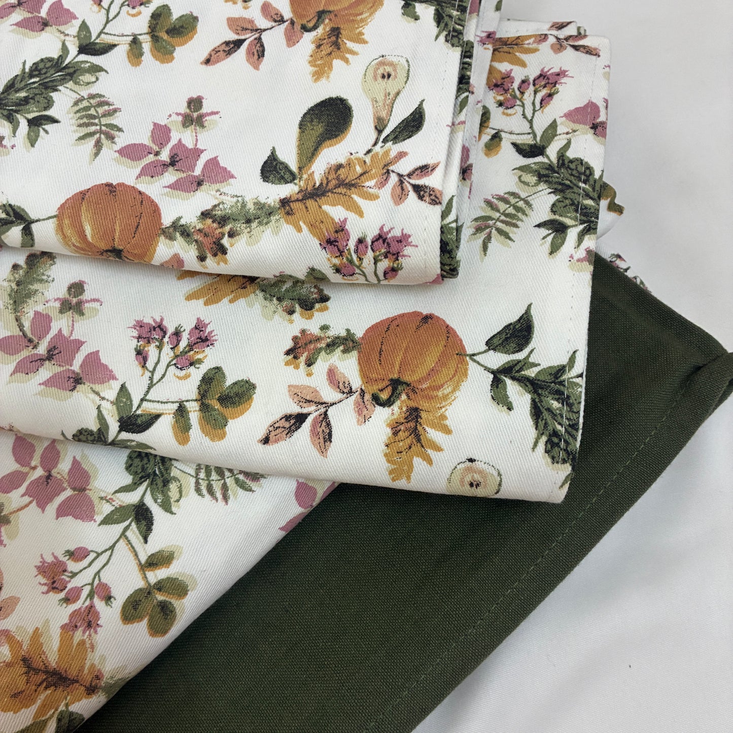 Pumpkin King Size Cotton Bedspread 100x110 in