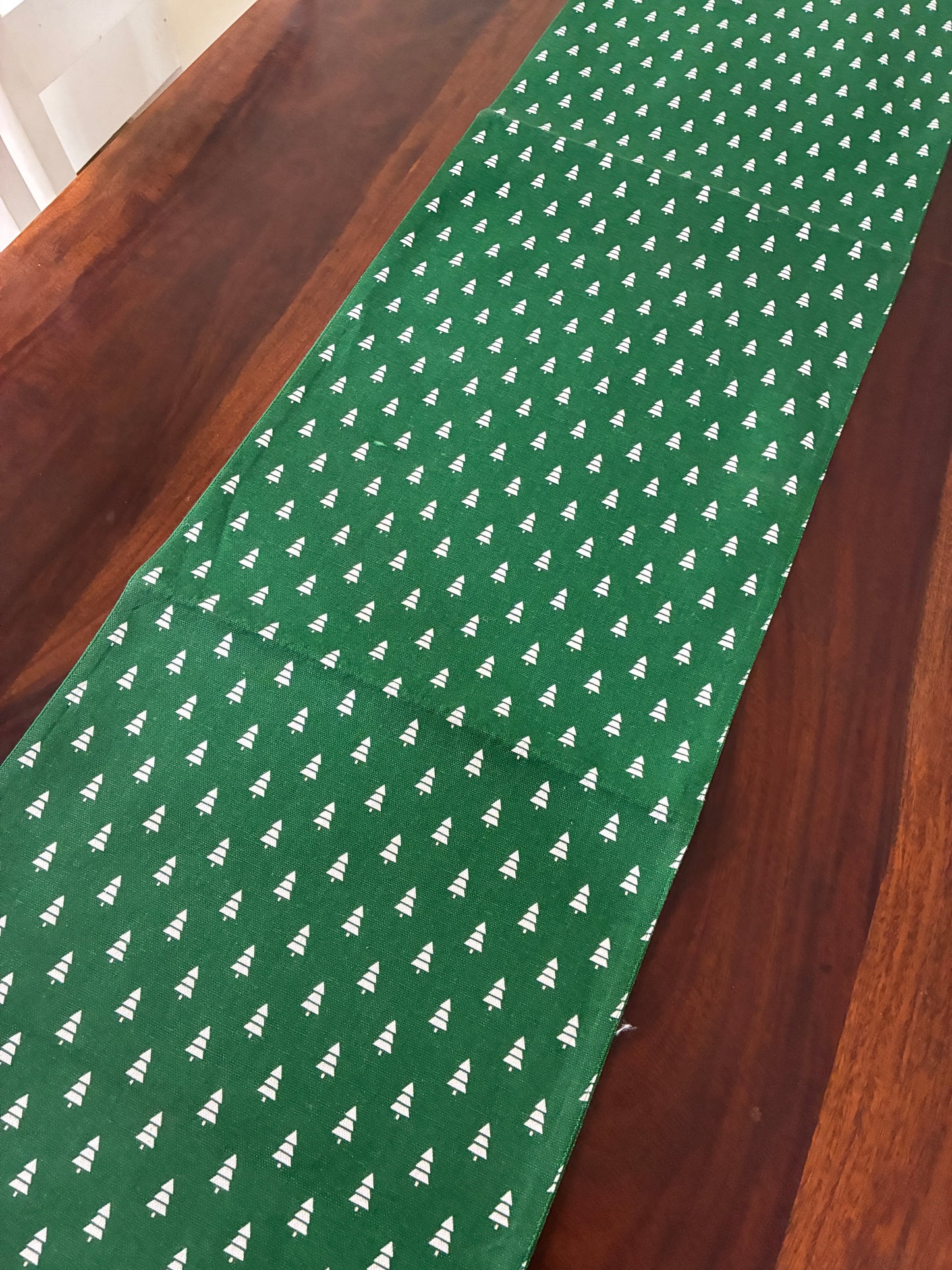 Christmas Tree Table Runner 6 ft long