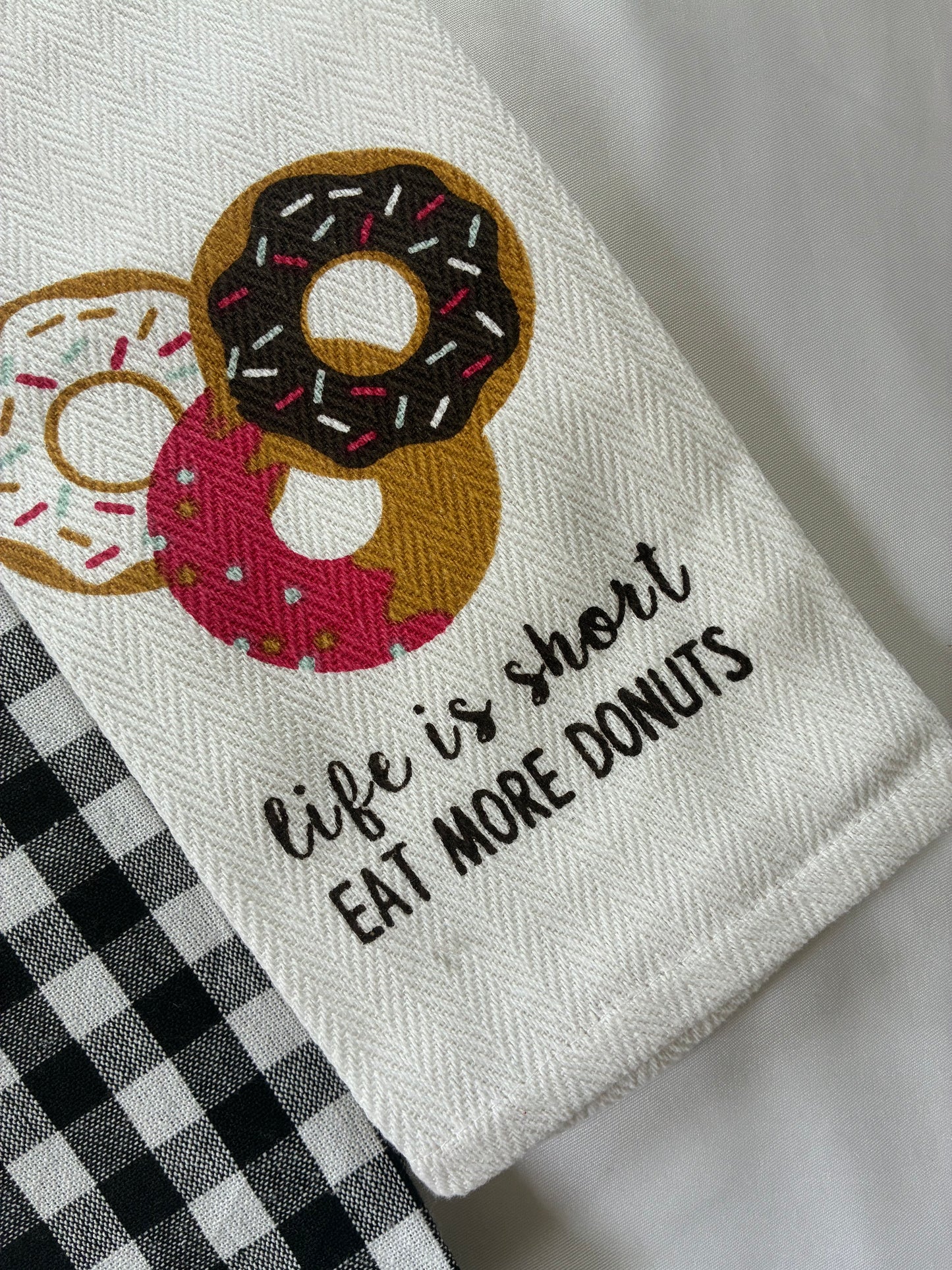 Donut Printed Hand/Lunch Towels (Set of 2)