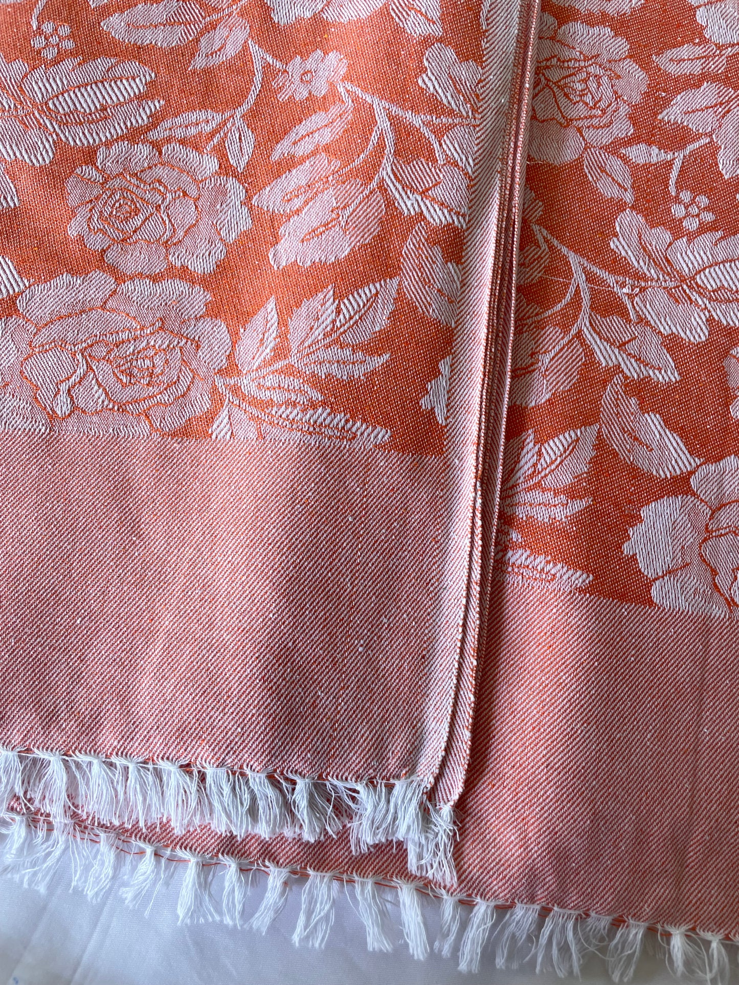 Orange Pink Blanket / Throw