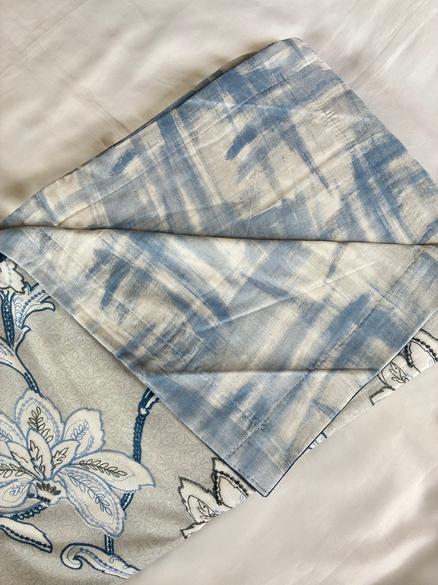 Blue Cotton Double Size Dohar