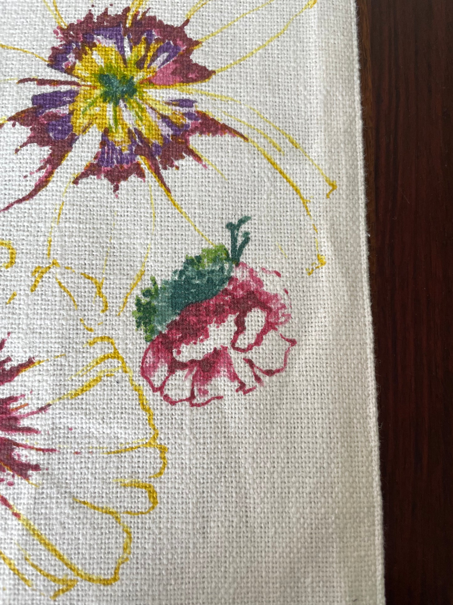 Floral Dining Table Mats ( Set Of 6 )