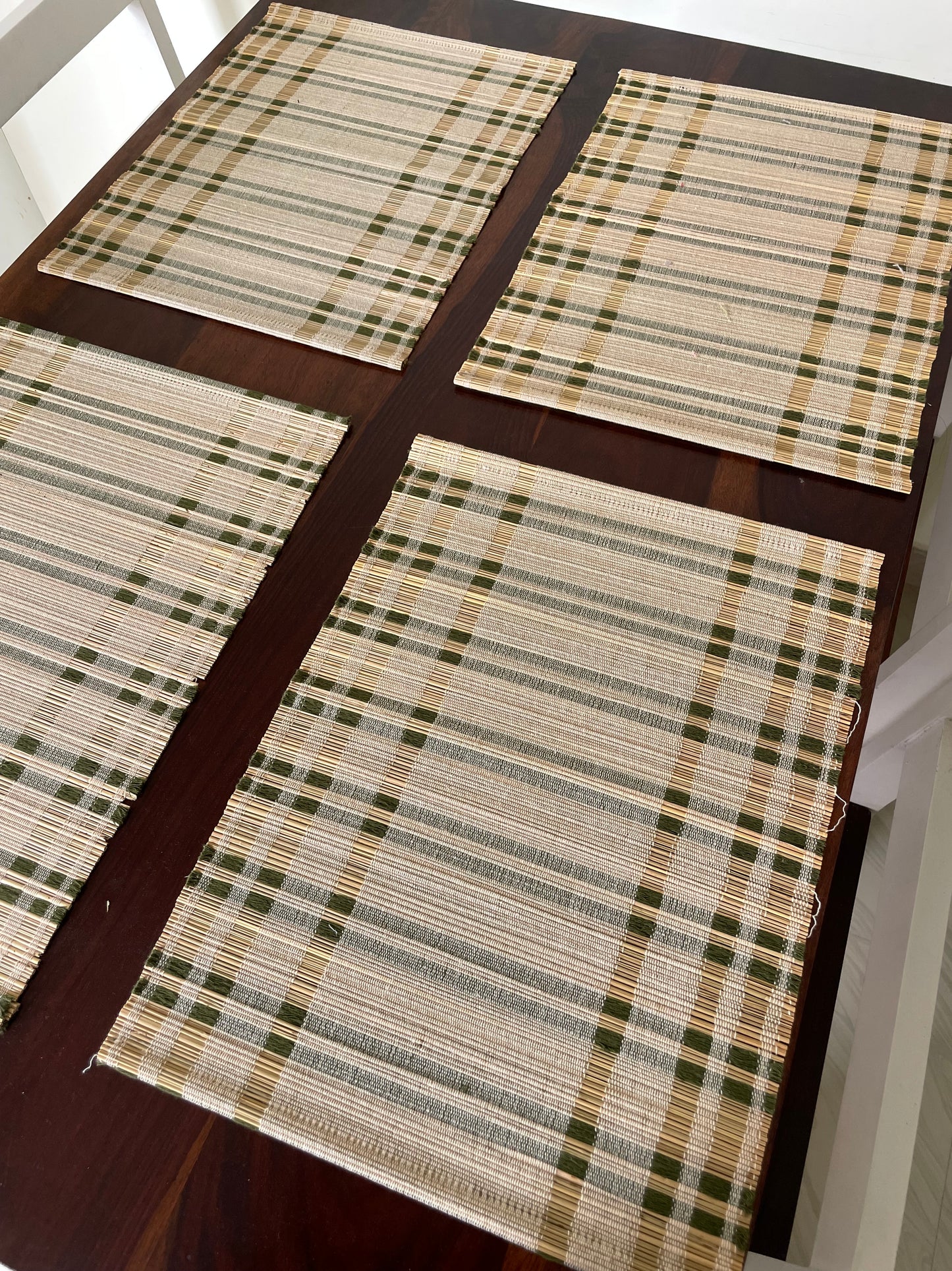 Grass Fibre Dinning Table Mats ( Set Of 6 )