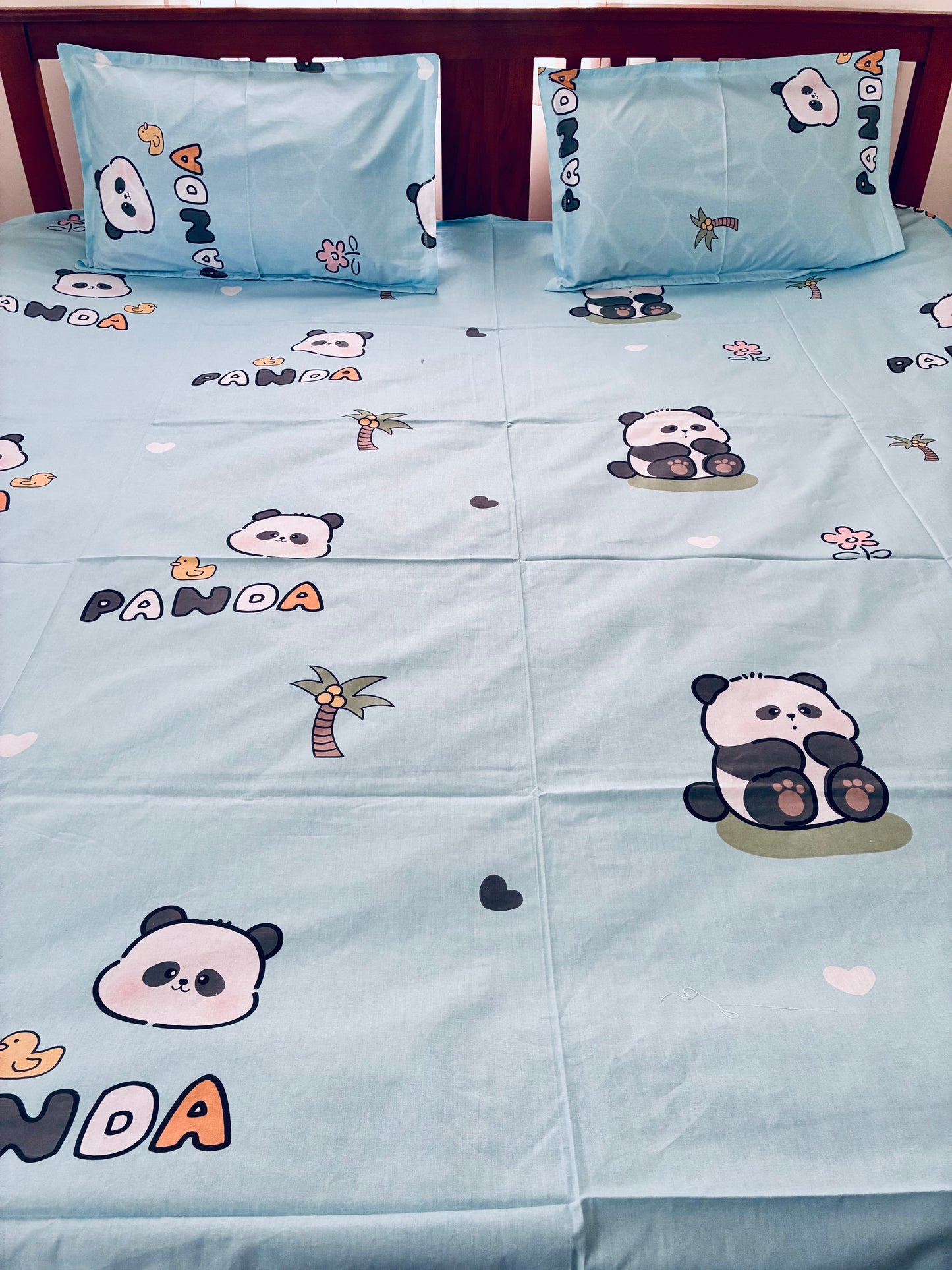 Panda Kids Queen Bedspread 90x100 in