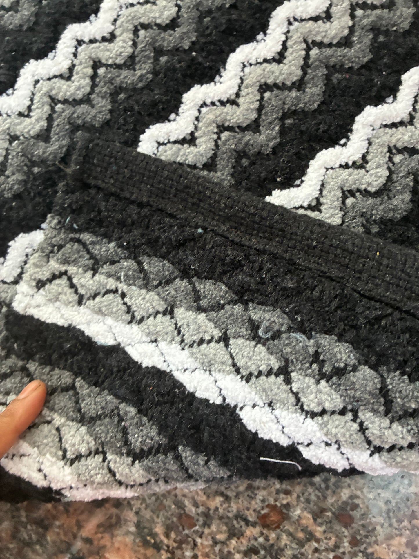 Cotton Zigzag Floor Mat