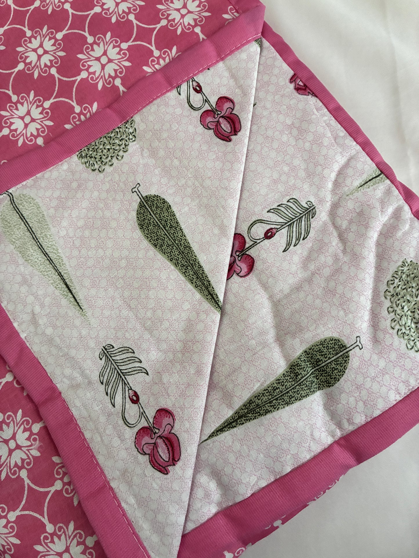 Rose Garden Single Size Cotton Dohar