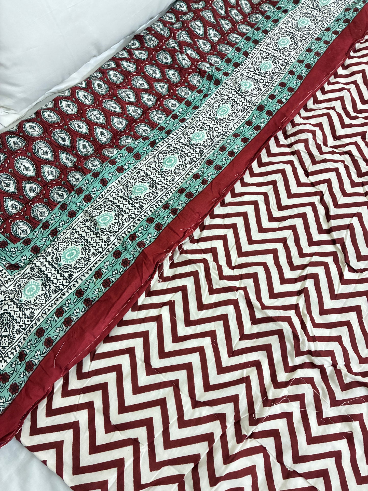 Reversible Single Size Cotton Quilt