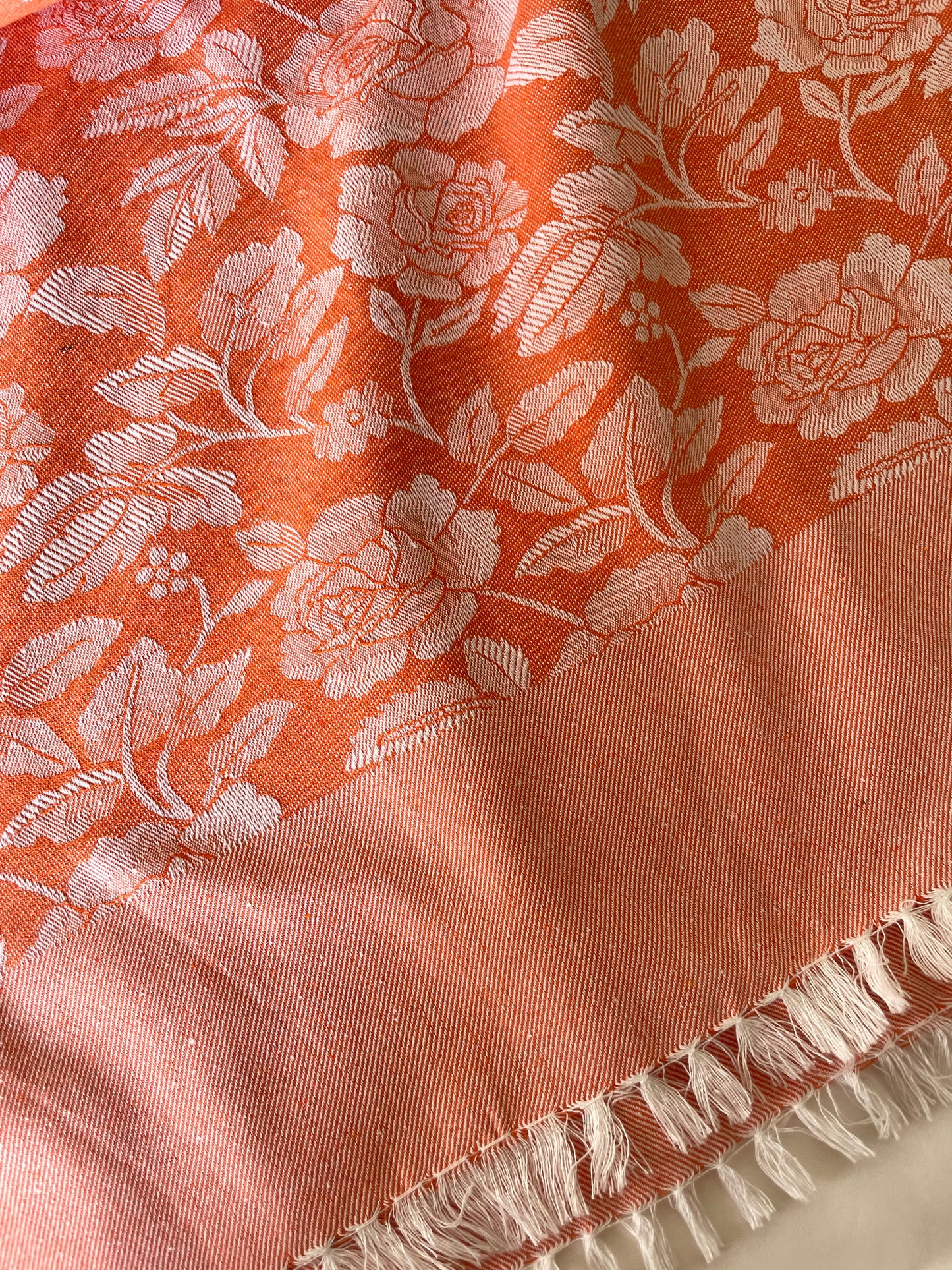 Orange Pink Blanket / Throw