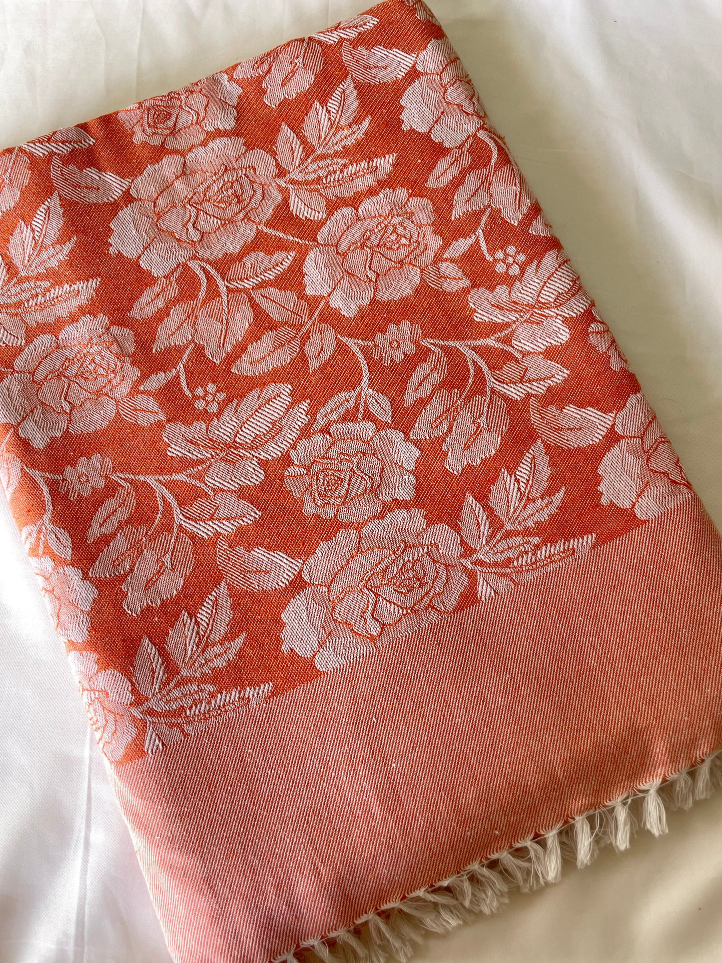 Orange Pink Blanket / Throw