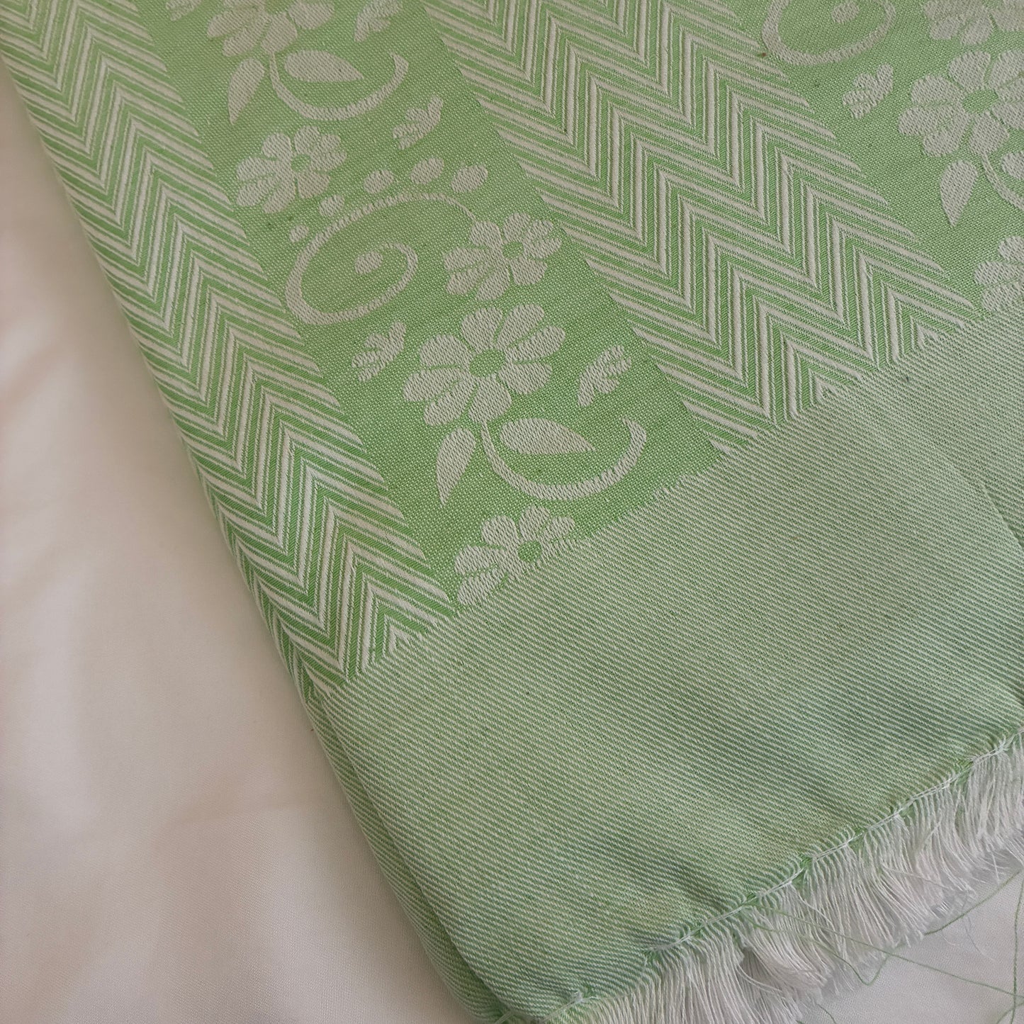 Pastel Green Single Size Blanket / Throw