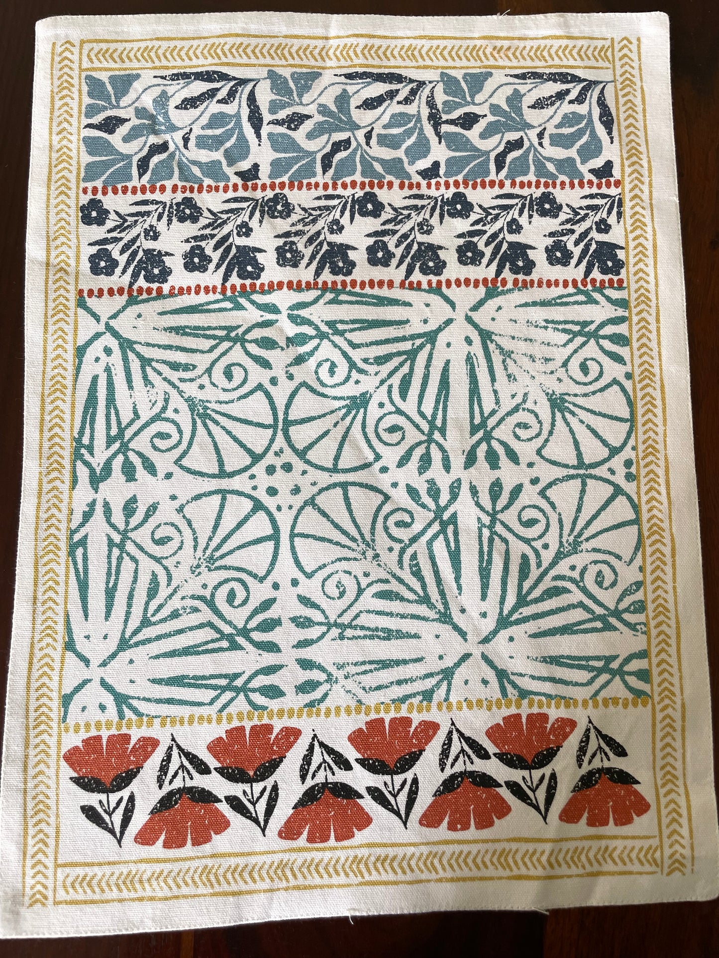 Floral Dining Table Mats ( Set Of 6 )