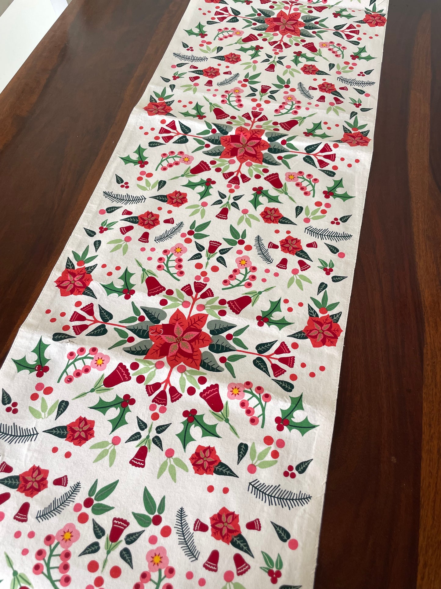 Floral Table Runner 4.5 ft Long