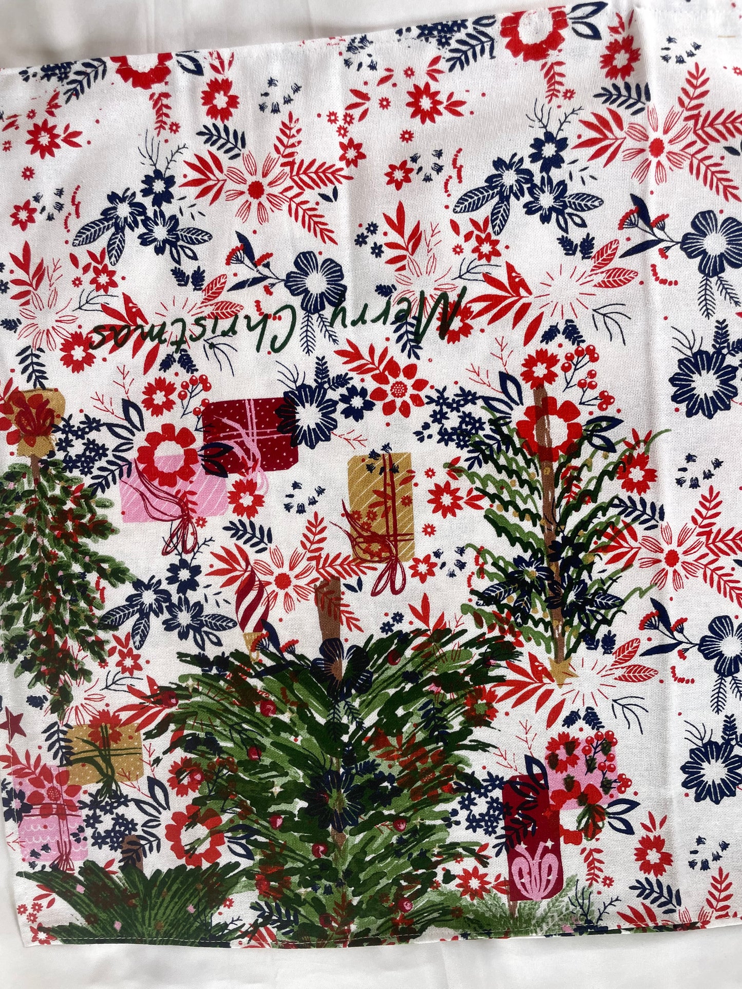 Christmas Print Cotton Pillow Covers
