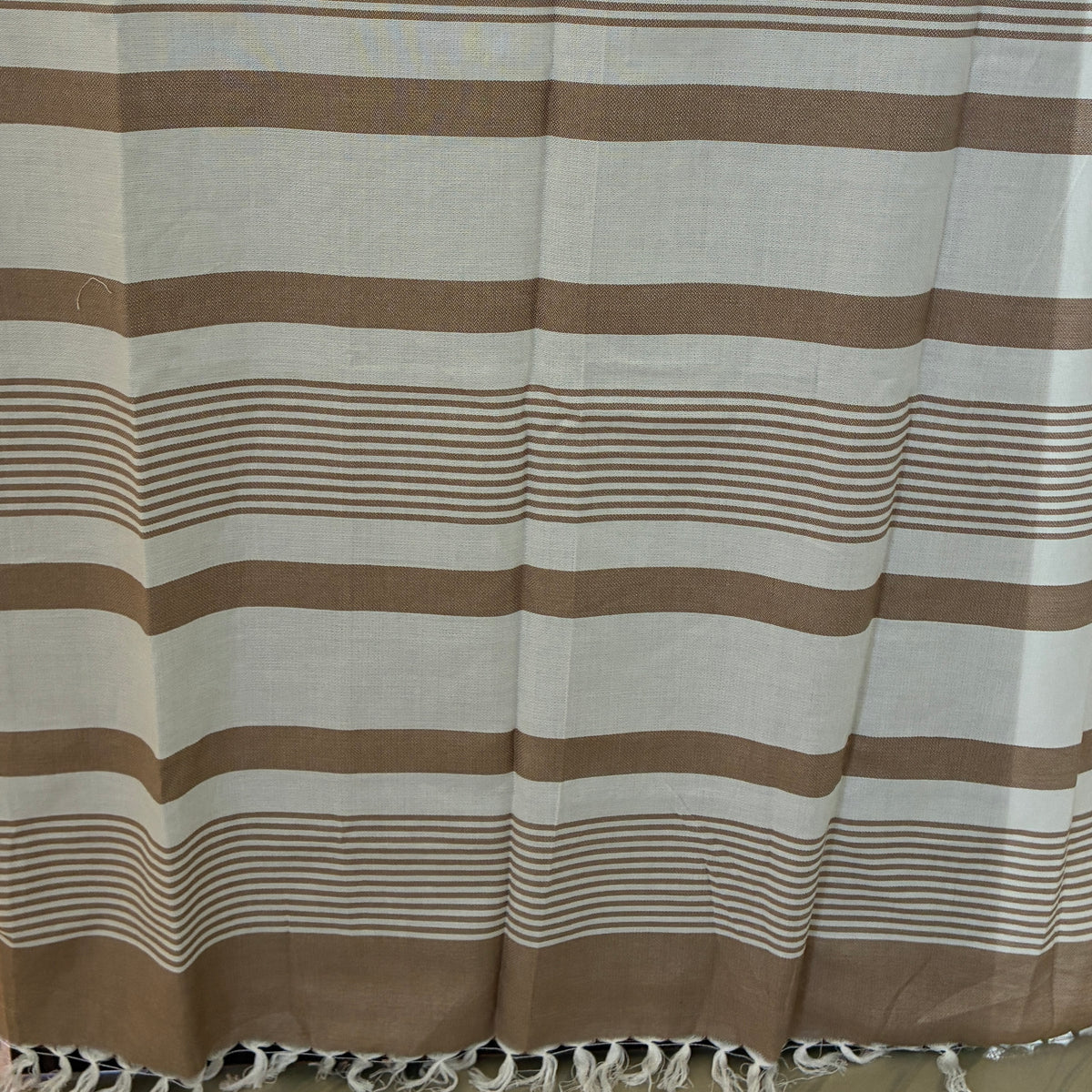 Brown Stripes Bamboo Bath Towels