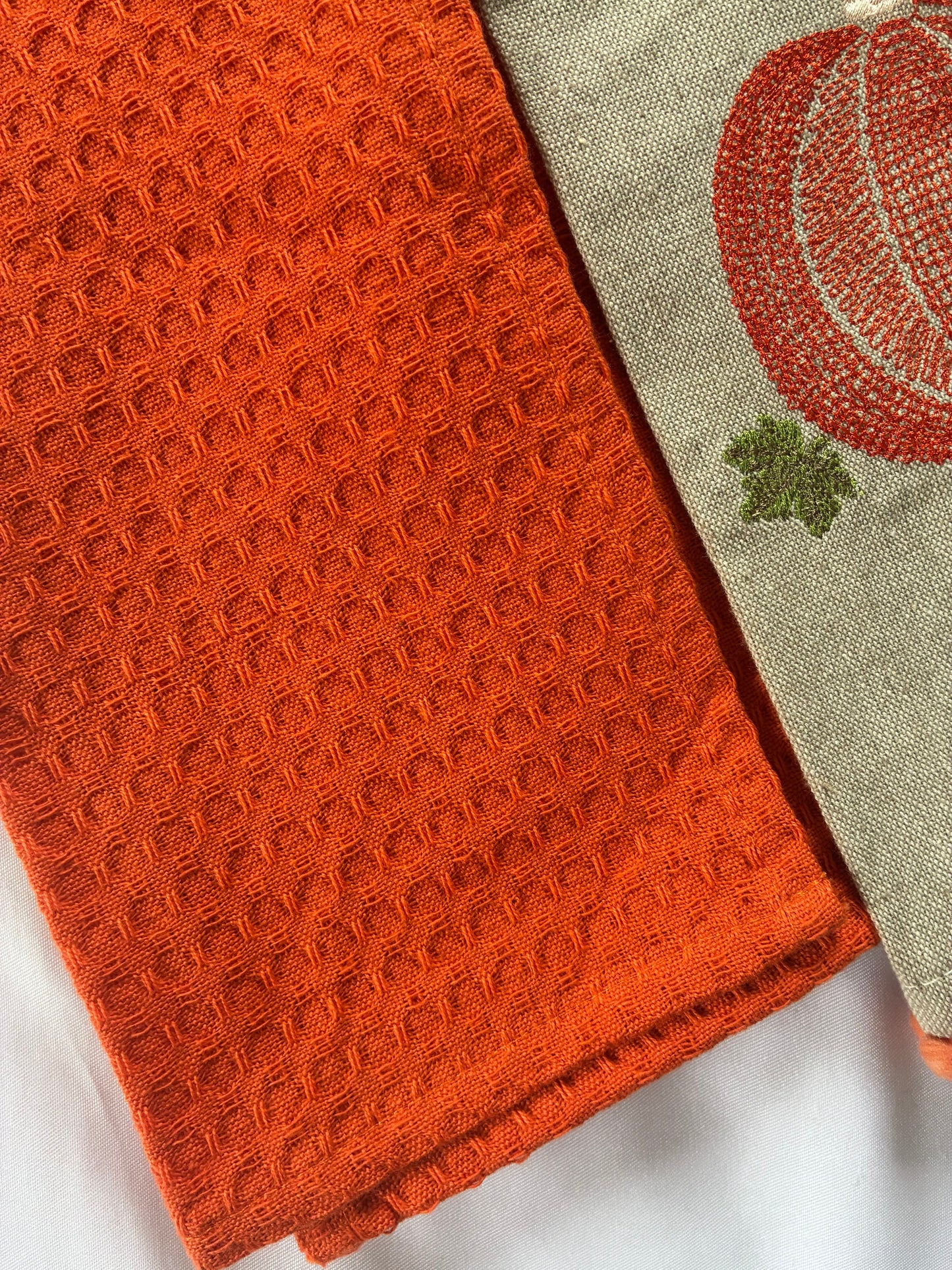 Pumpkin Printed Hand/Lunch Towels (Set of 2)