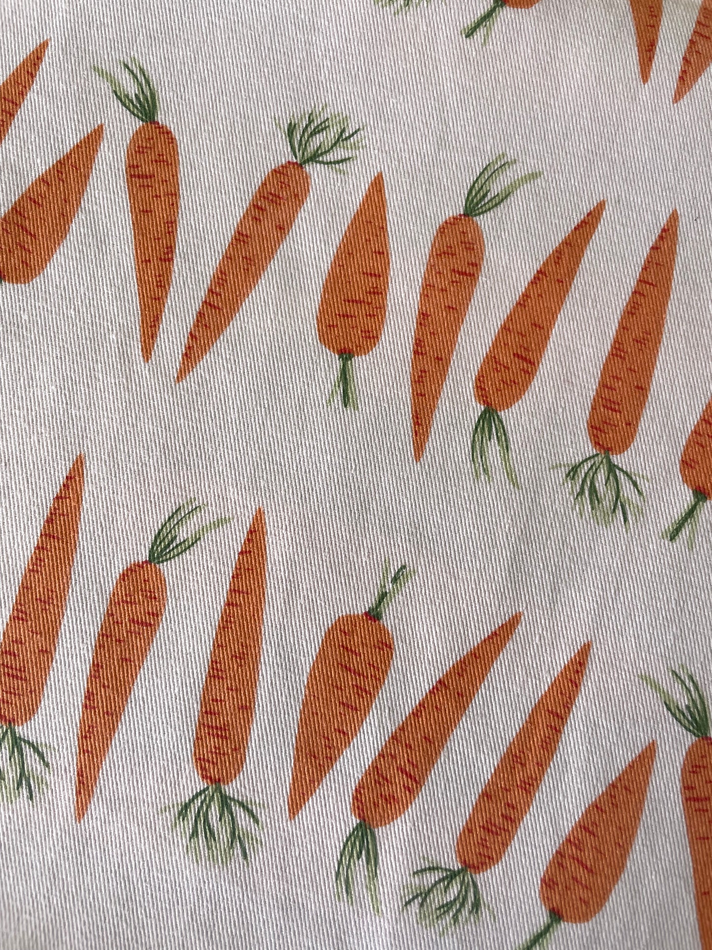 Carrot Reversible Table Runner 7 ft long
