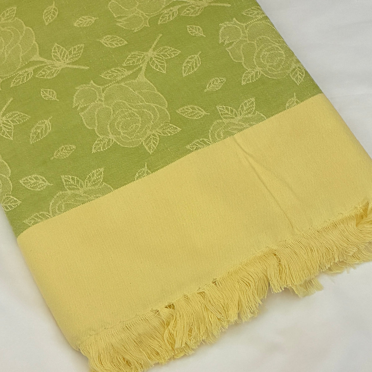 Light Green Single Size Blanket / Throw