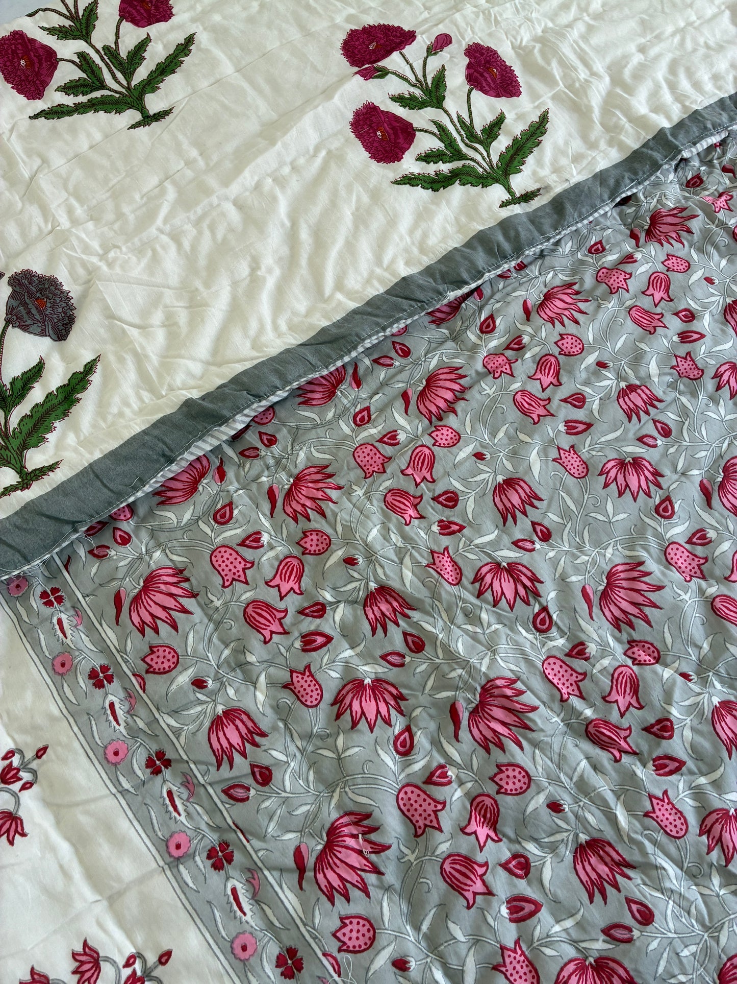 Reversible Cotton Double Quilts