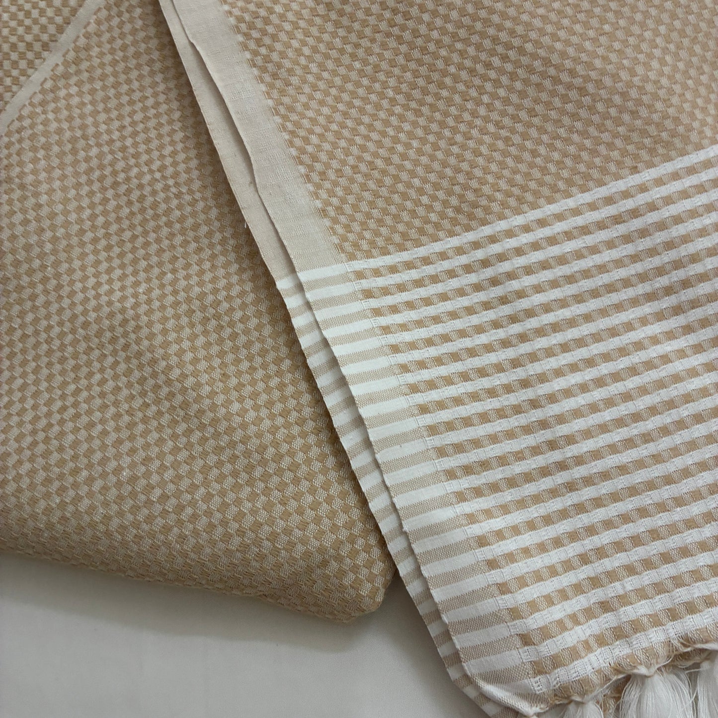 Light Brown Extra Long Cotton Bath Towel