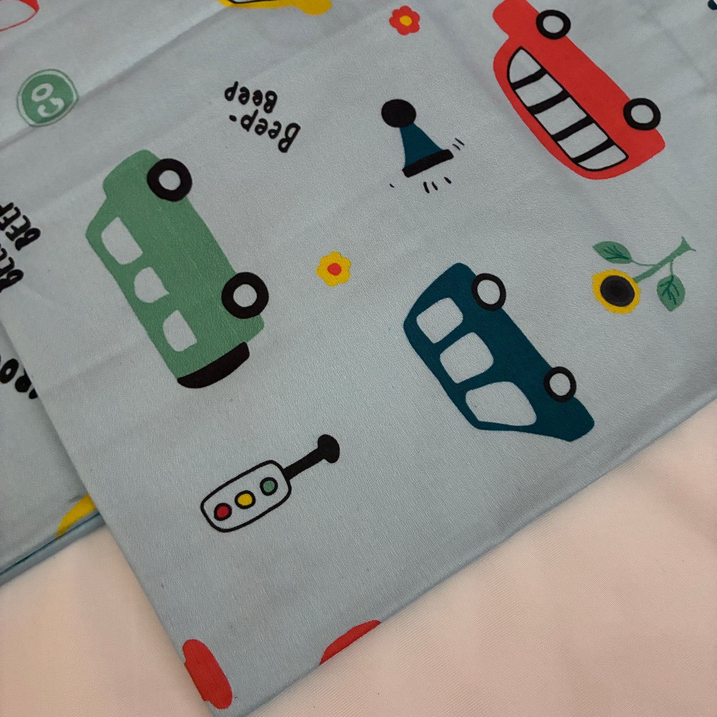 Vehicles 300TC Premium Cotton Pillow Covers