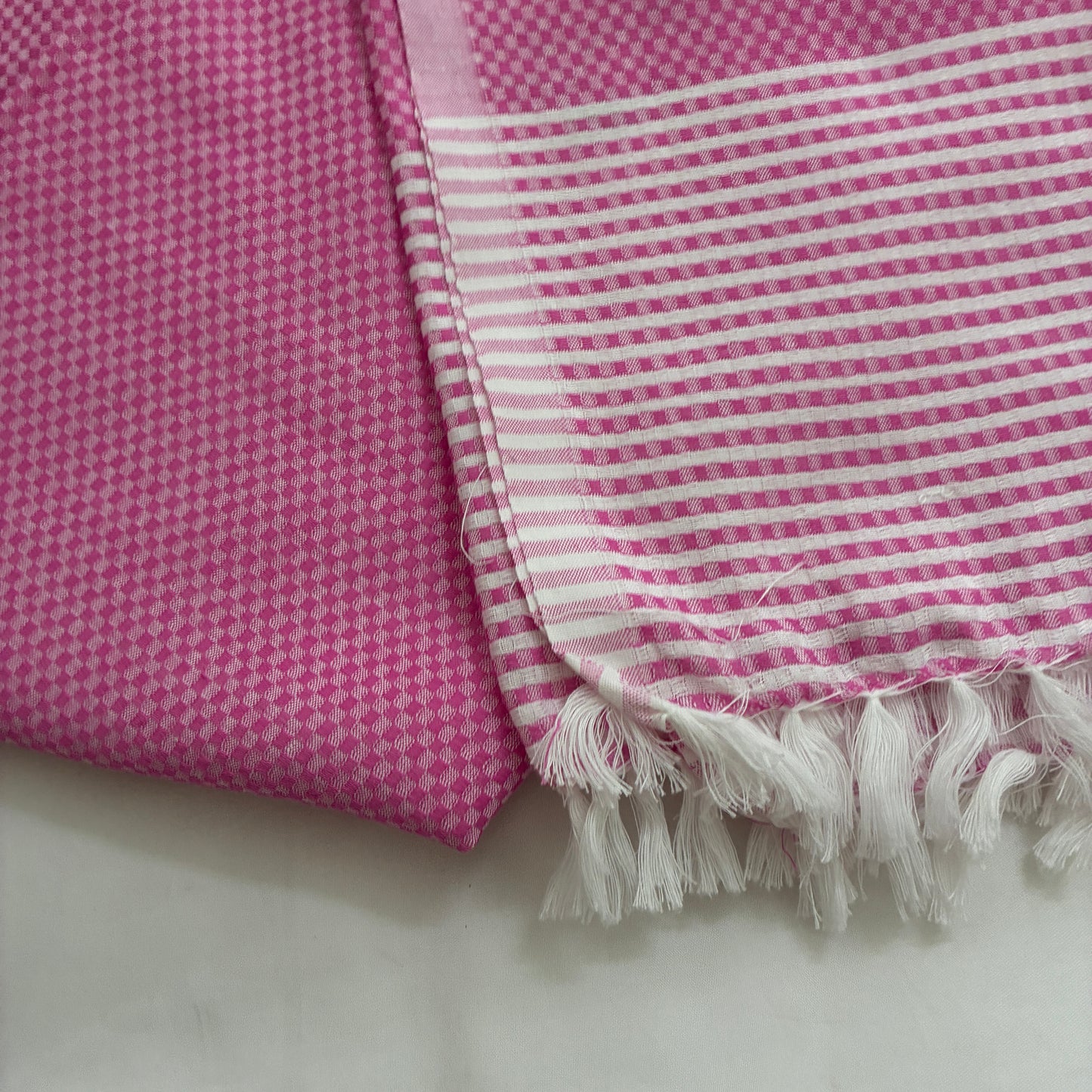 Dark Pink Extra Long Cotton Bath Towel