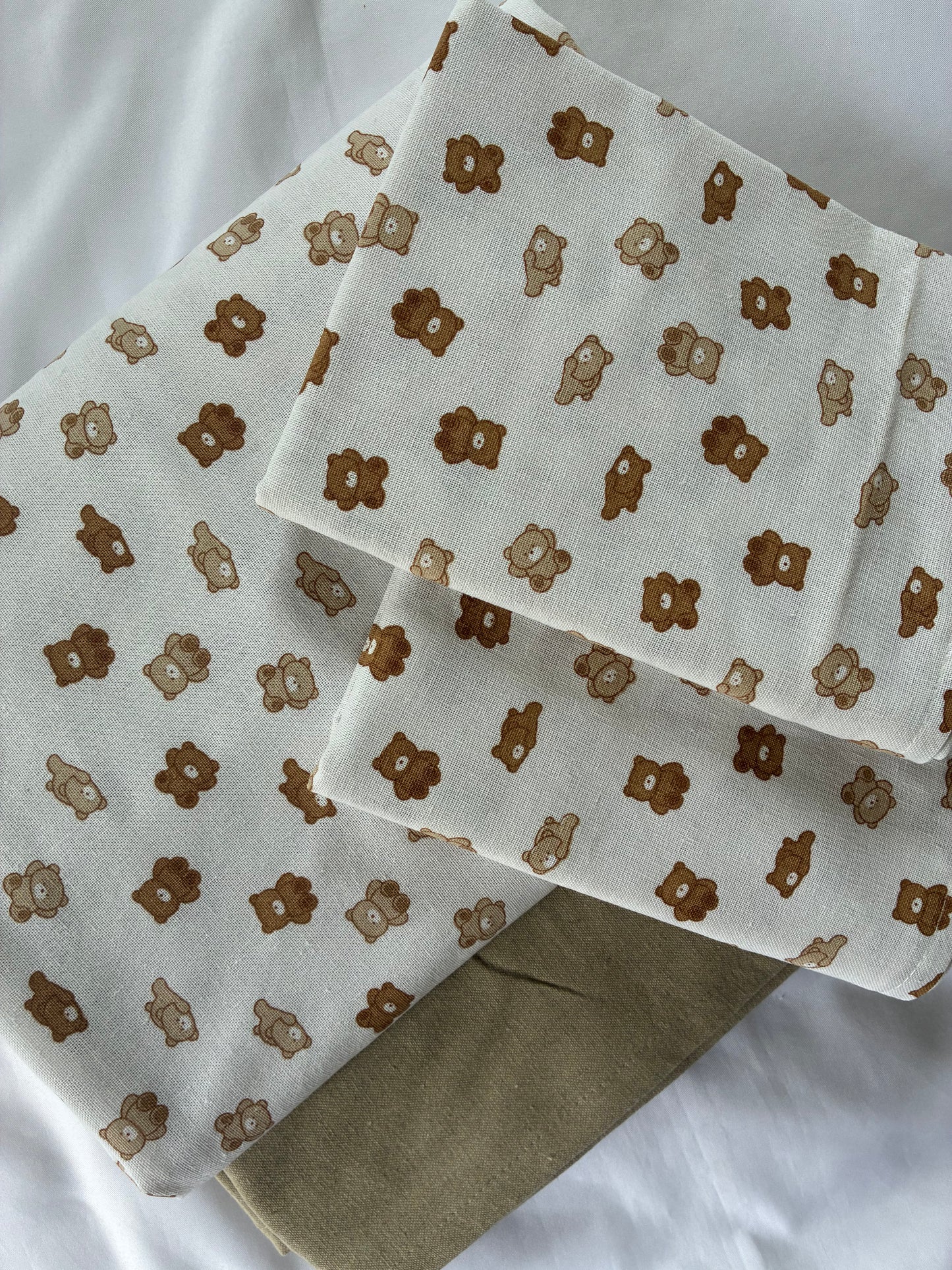 Little Bears King Size Cotton Bedspread 100x110 in