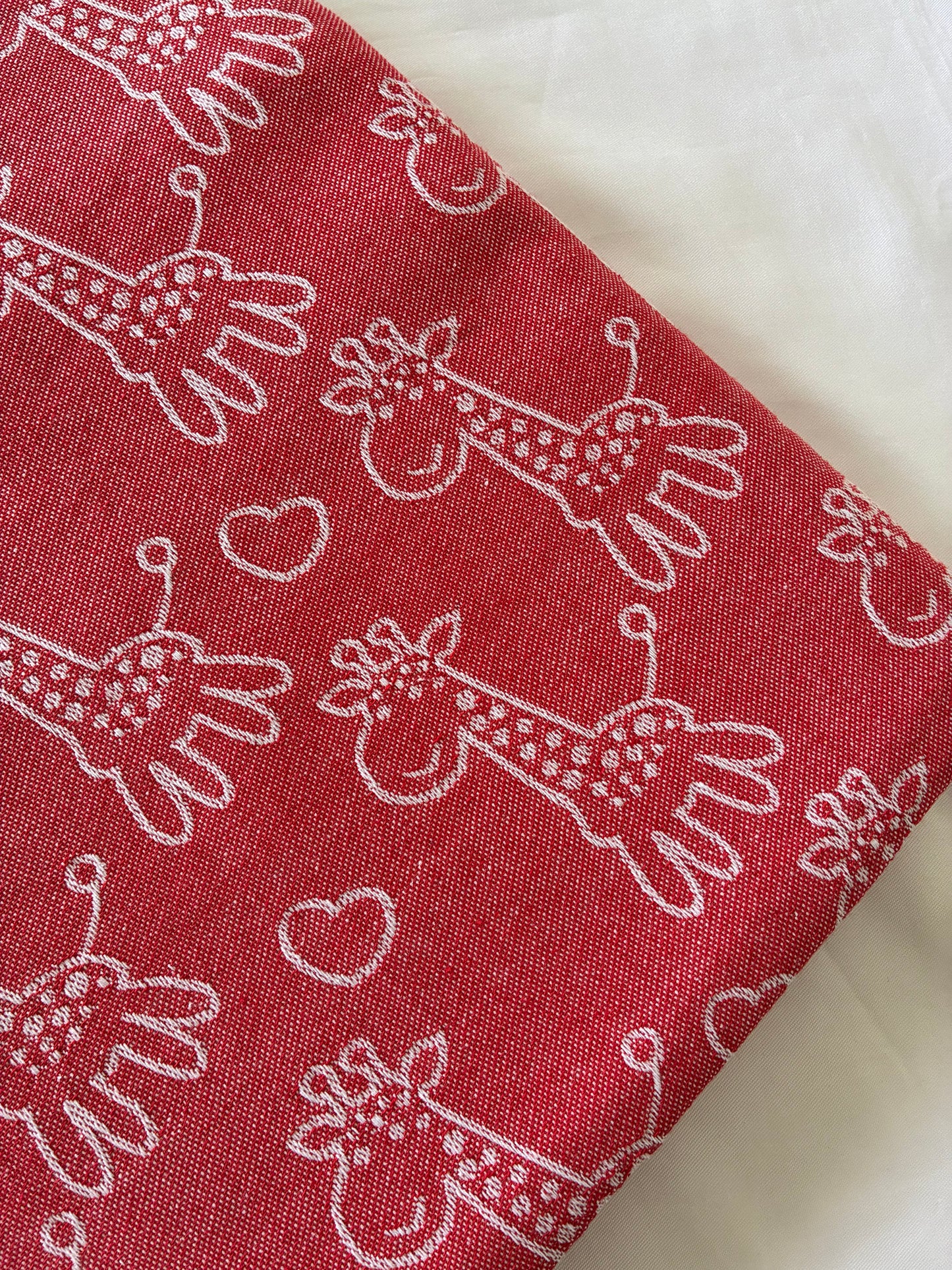 Red Giraffe Blanket/ Throw