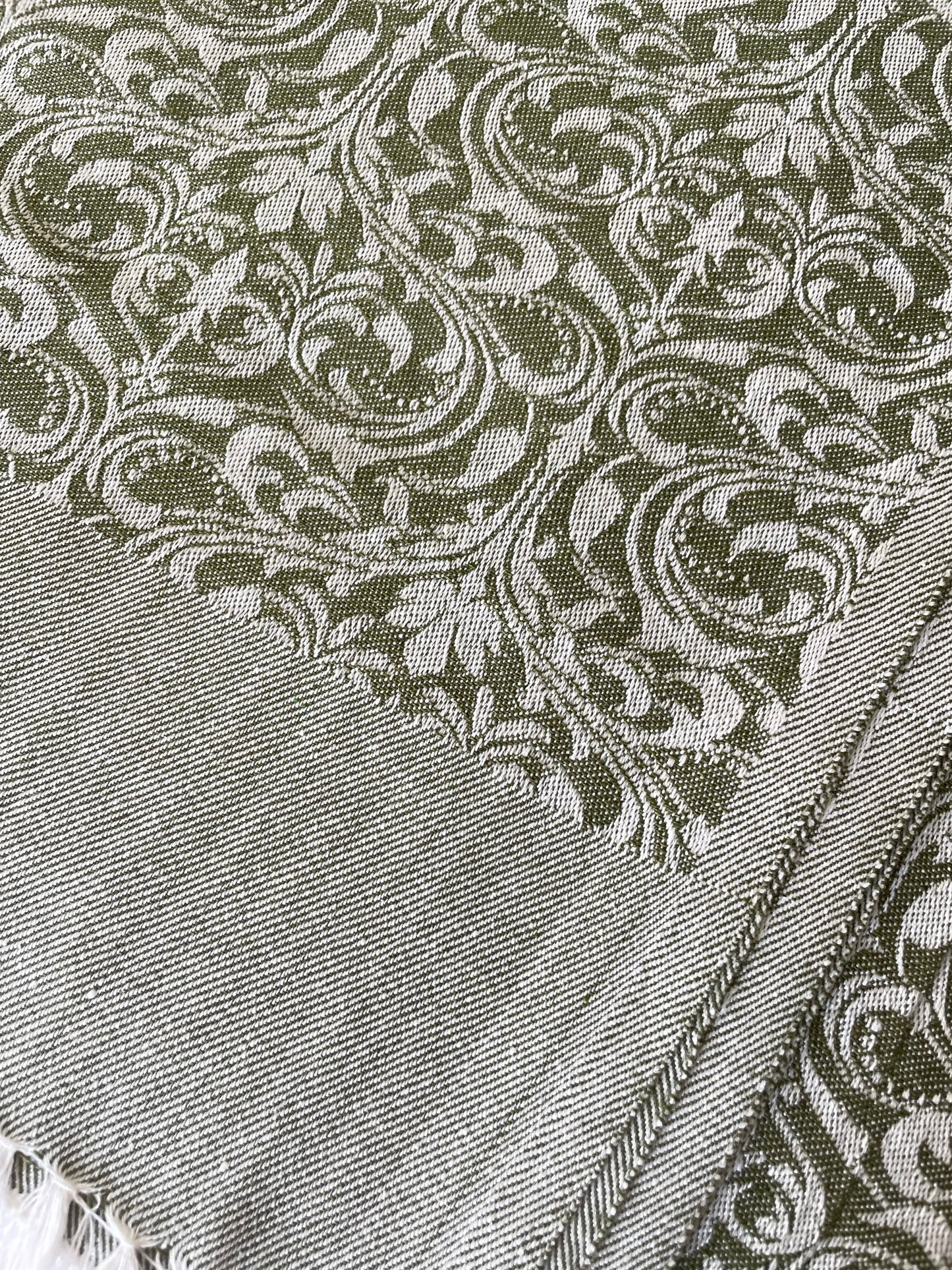 Seaweed Green Blanket / Throw