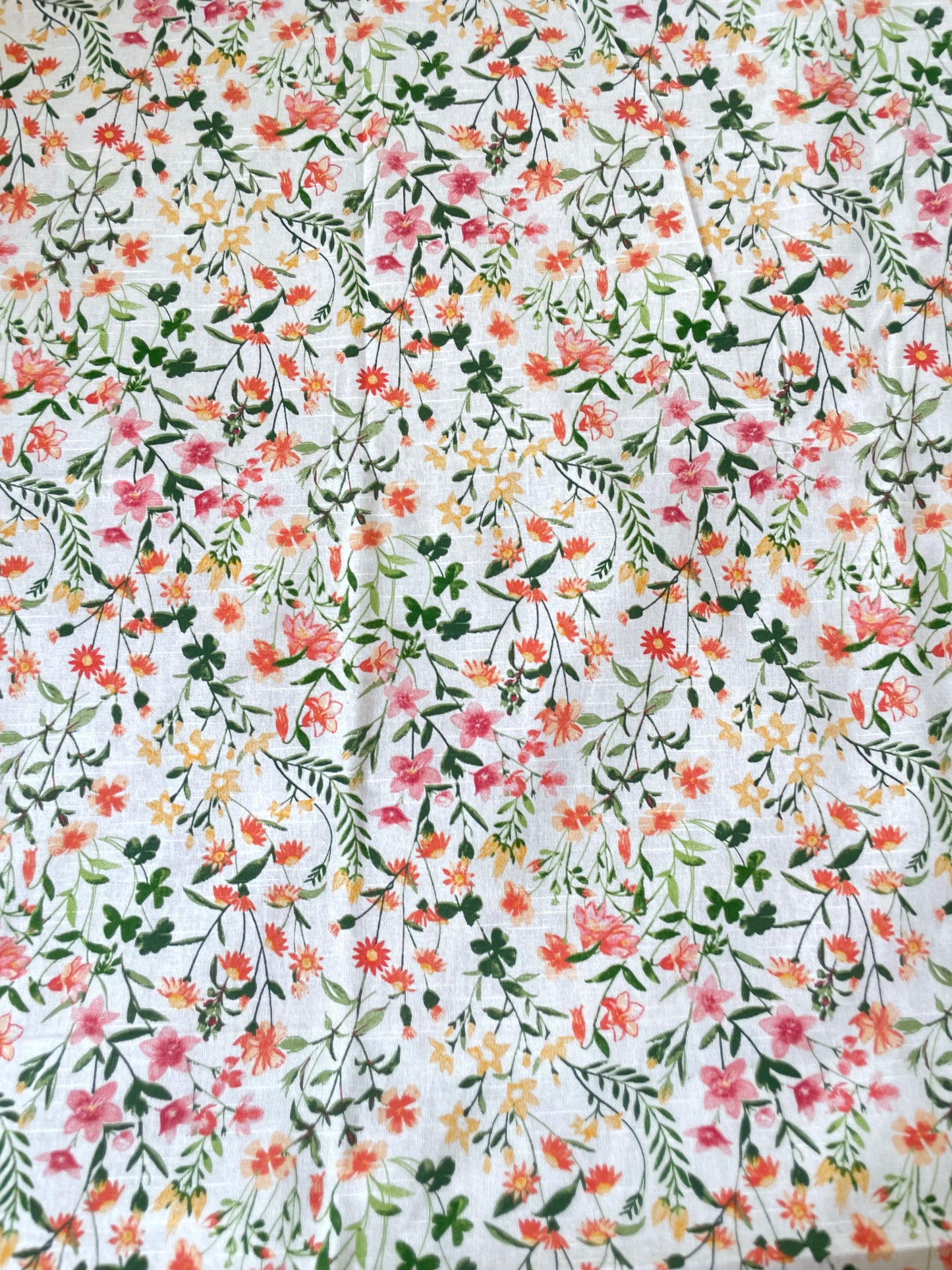 Single Size Cotton Bedspread 60 x 90 in