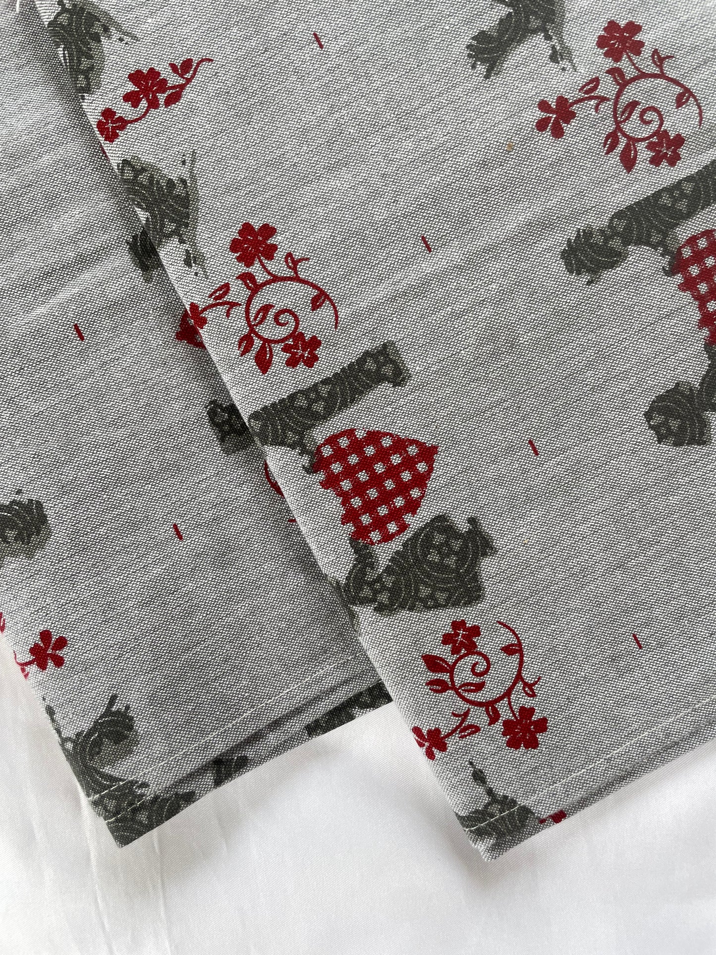 Grey Cotton Pillow Covers