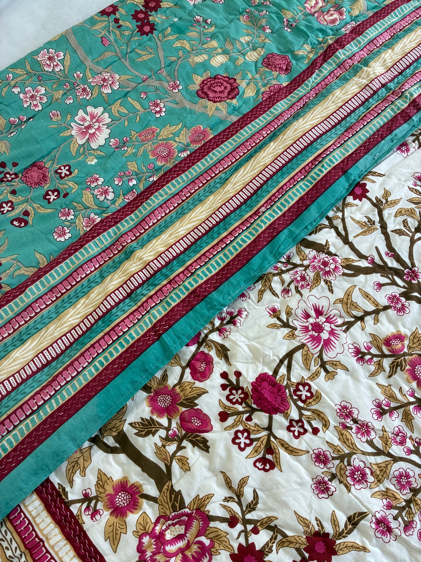 Reversible Cotton Double Quilts