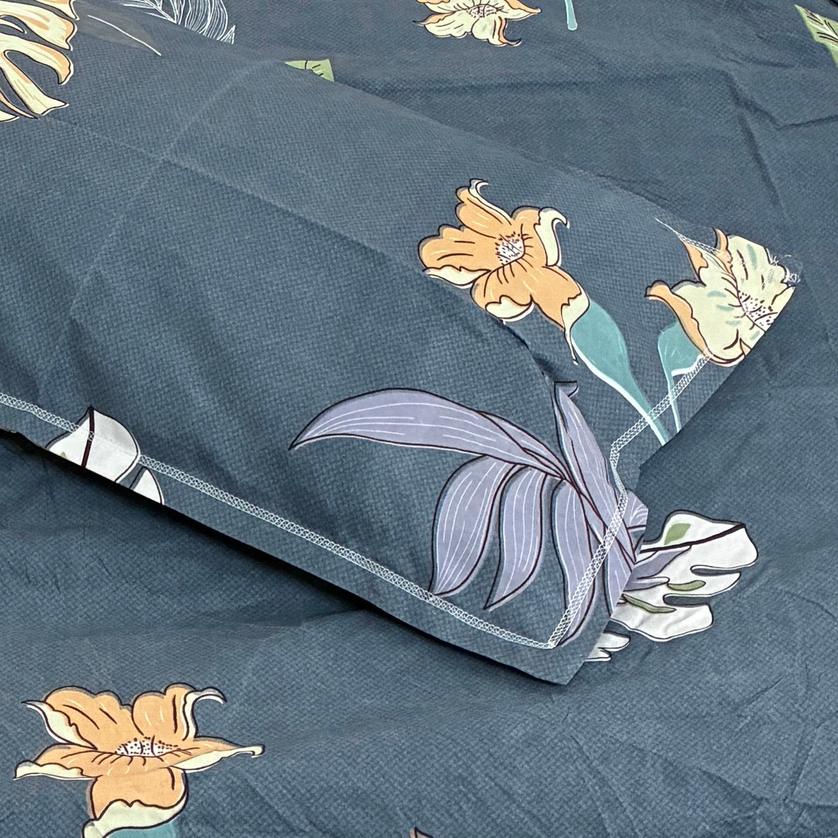 Monstera Fitted King Size Bedspreads 78x72x8 inches