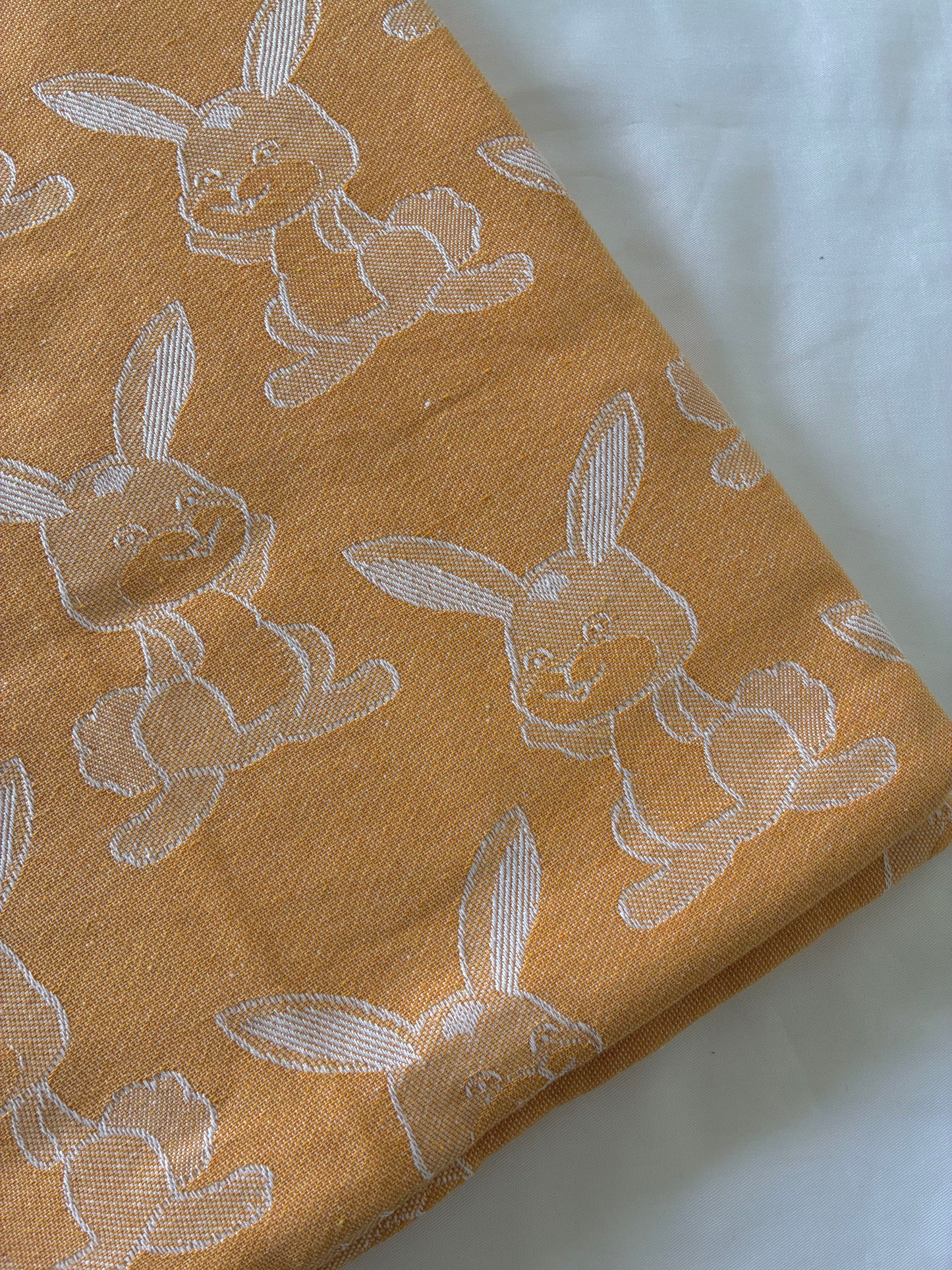 Yellow Rabbit Blanket/ Throw