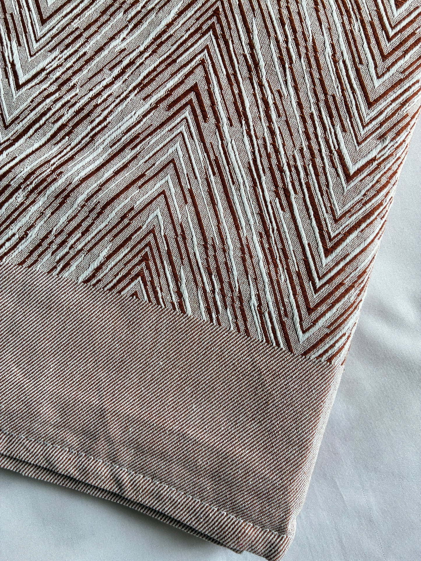 Brown Dual Tone Cotton Blanket/ Throw