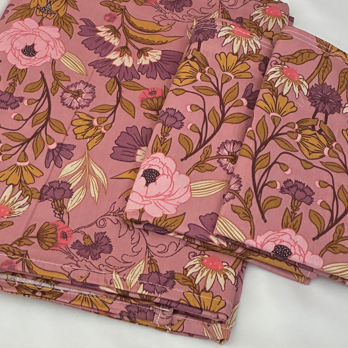 Single Size Cotton Bedspread with 2 Pillow Covers 60 x 90 in