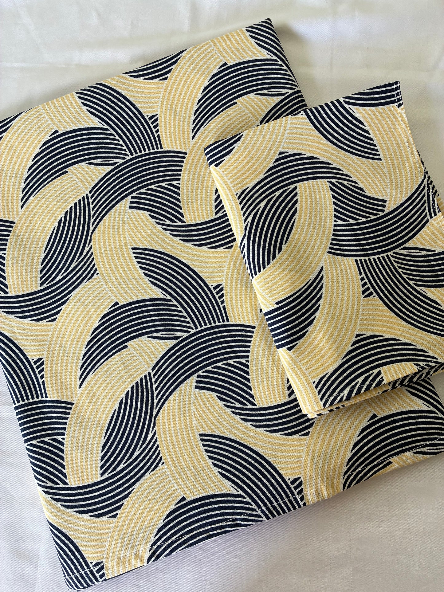 Abstract Single Size Cotton Bedspread with 1 Pillow Cover 60 x 90 in