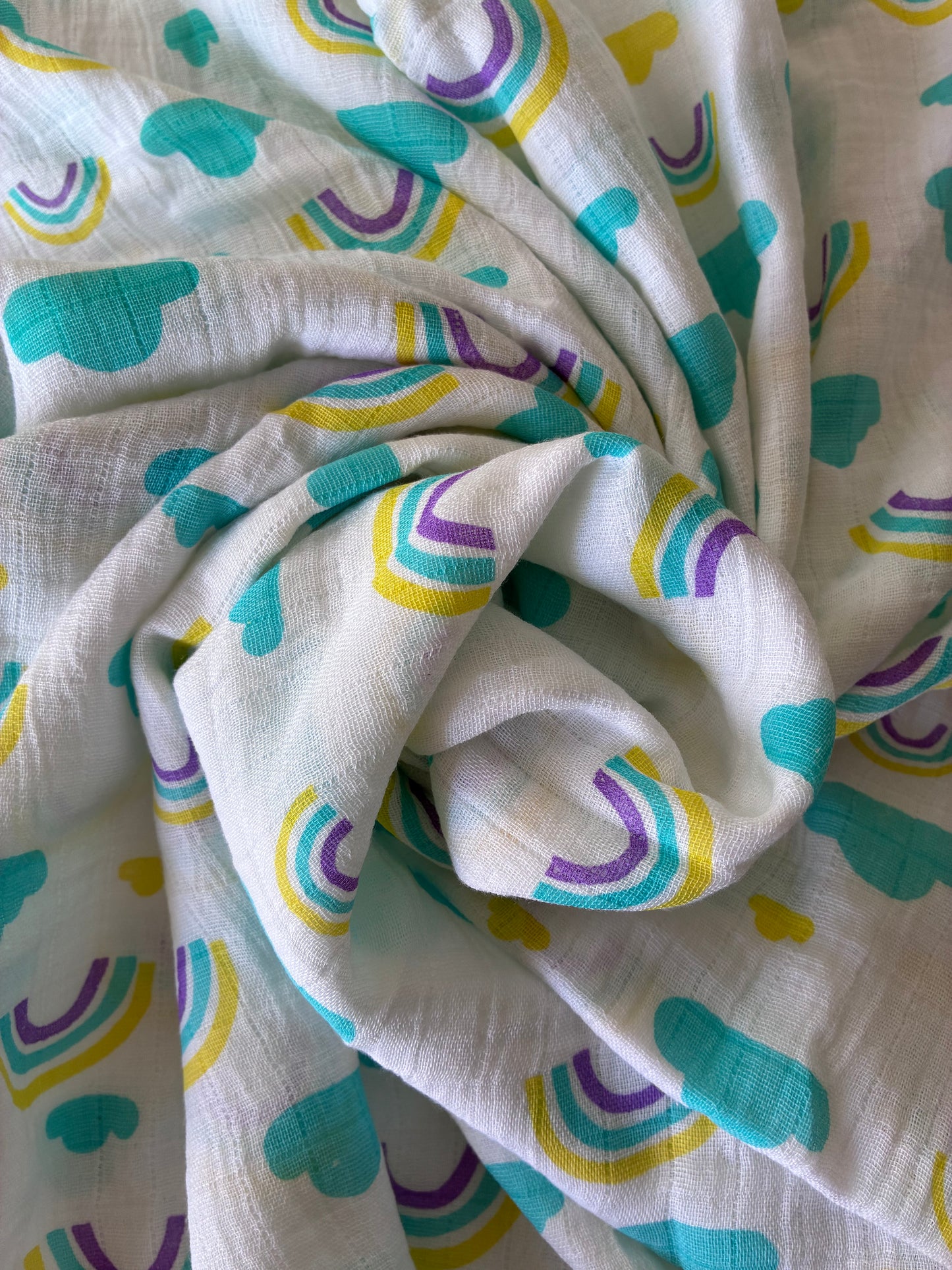 Clouds Muslin Bath Towel