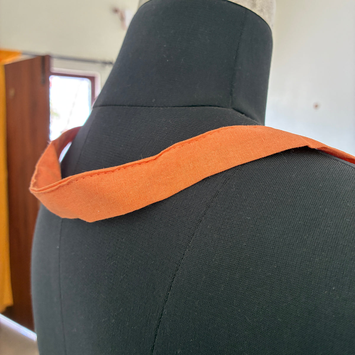 Orange Plums Cotton Apron
