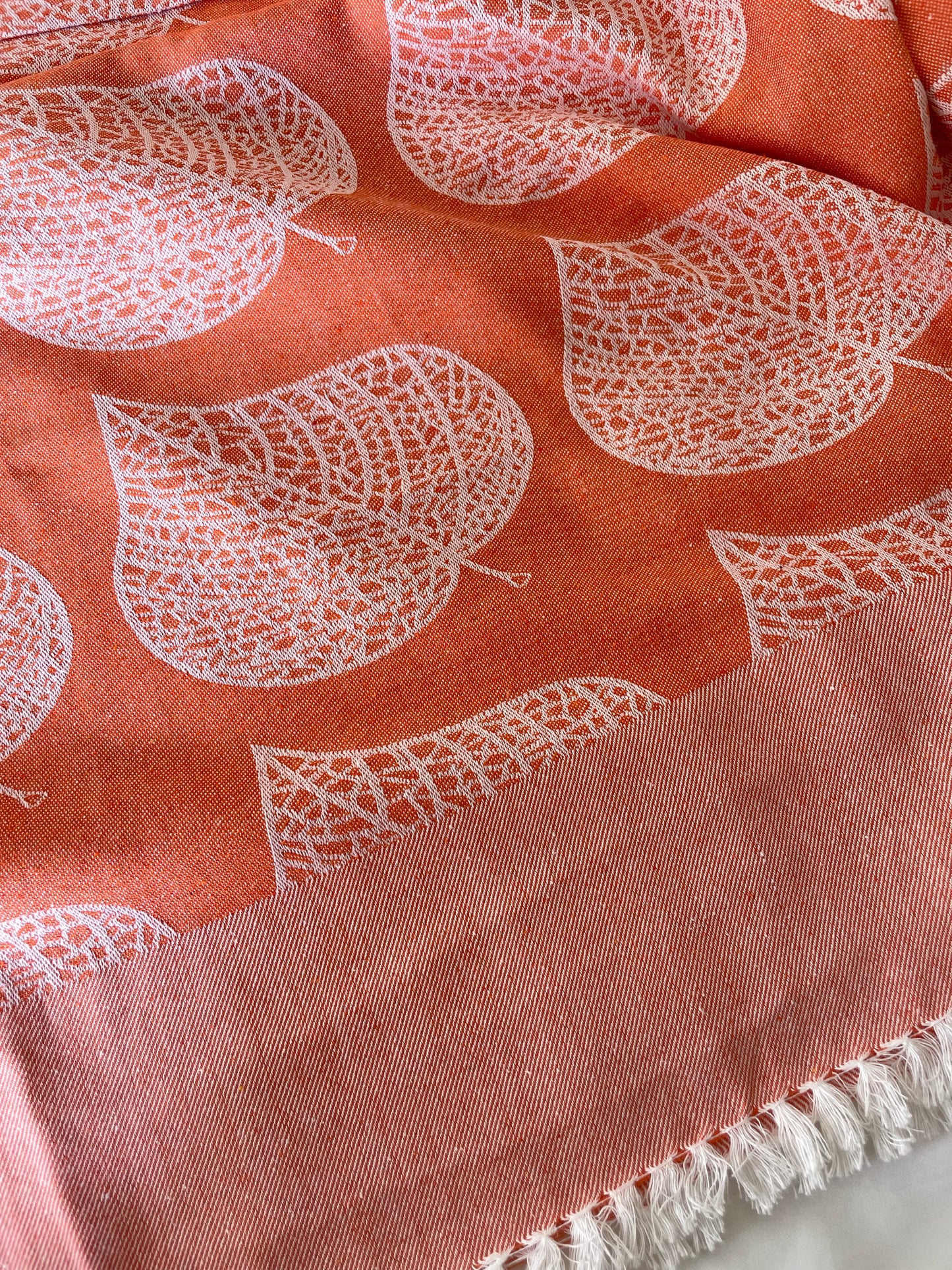 Orange Double Size Blanket