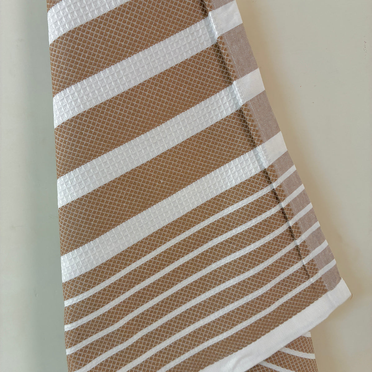 Brown Stripes Cotton Bath Towels