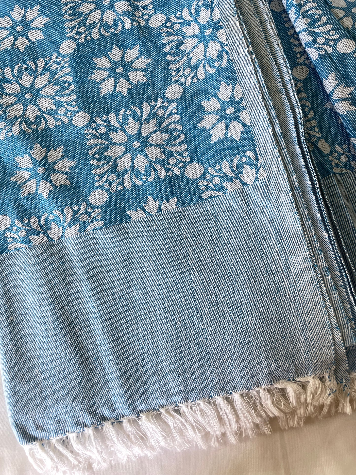Blue Double Size Blanket
