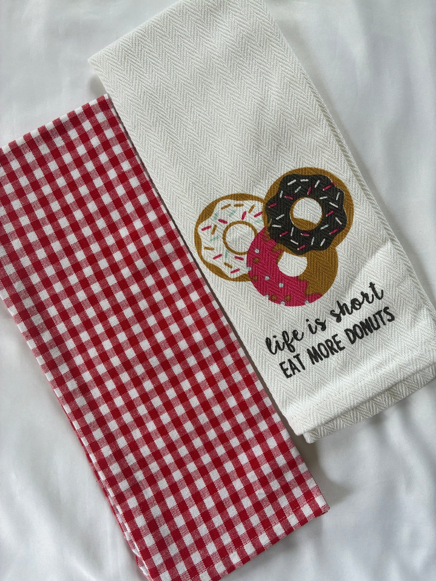 Donut Printed Hand/Lunch Towels (Set of 2)