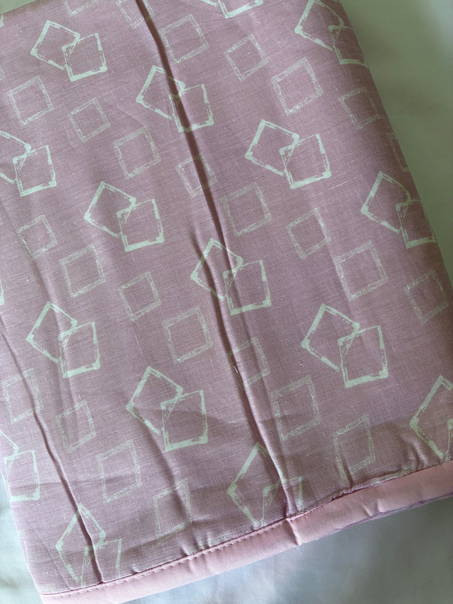 Pink Single Size Cotton Dohar