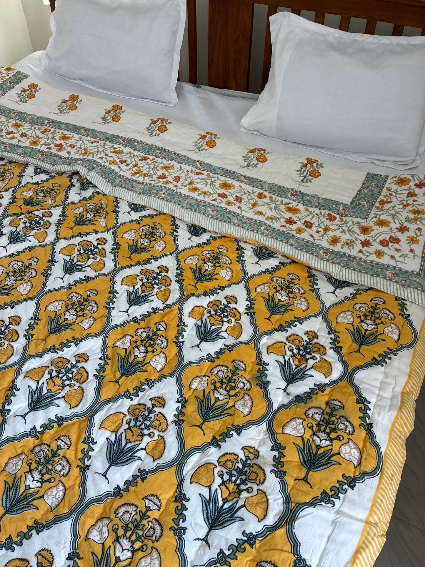 Reversible Cotton Double Quilts