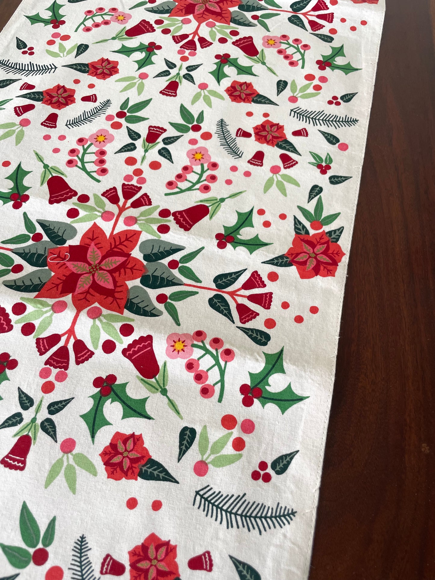 Floral Table Runner 4.5 ft Long