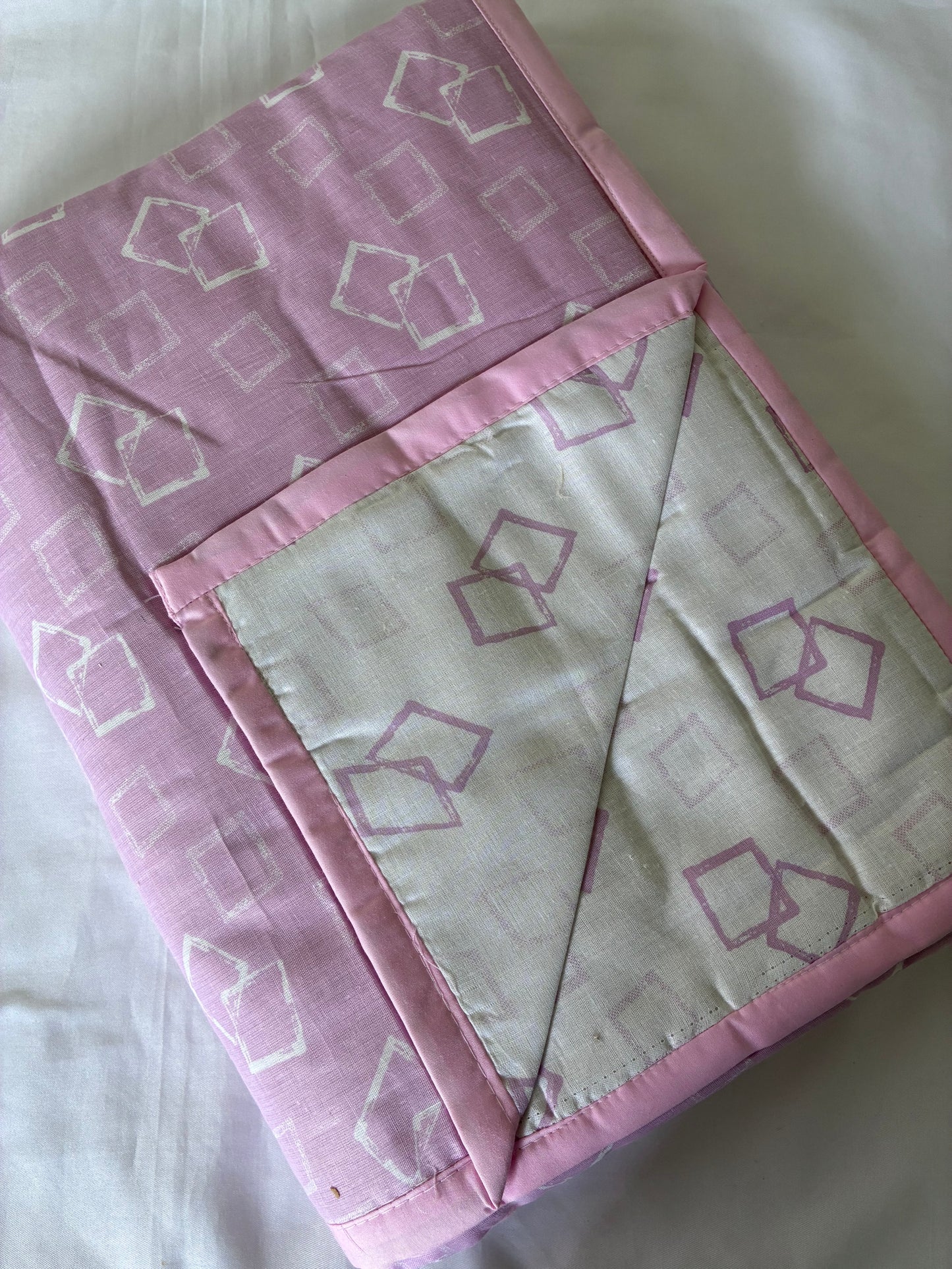 Pink Single Size Cotton Dohar
