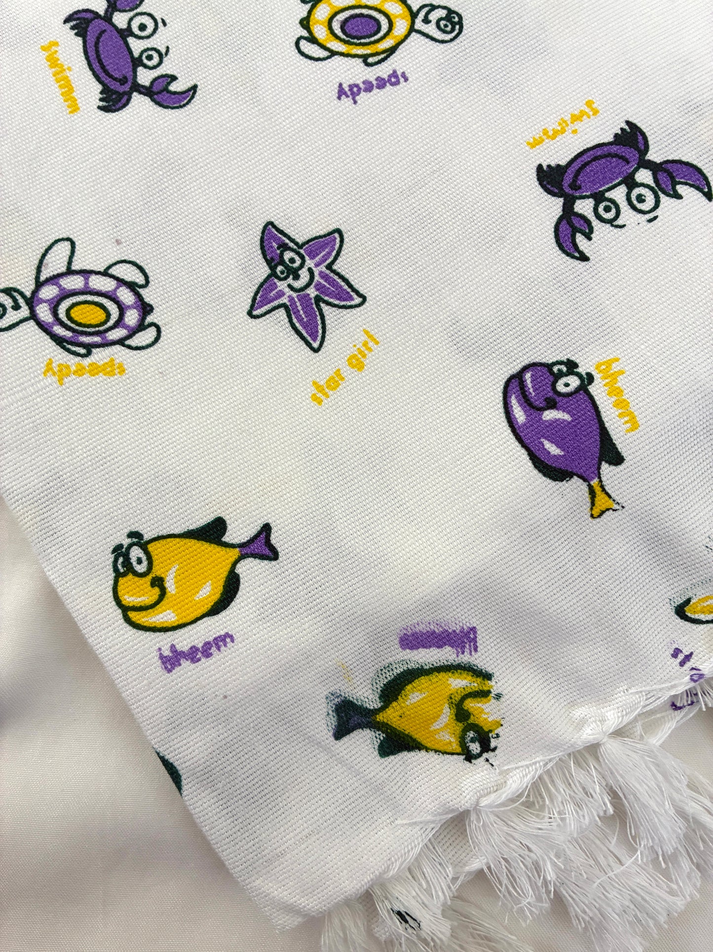 KIDS Print Cotton Bath Towels