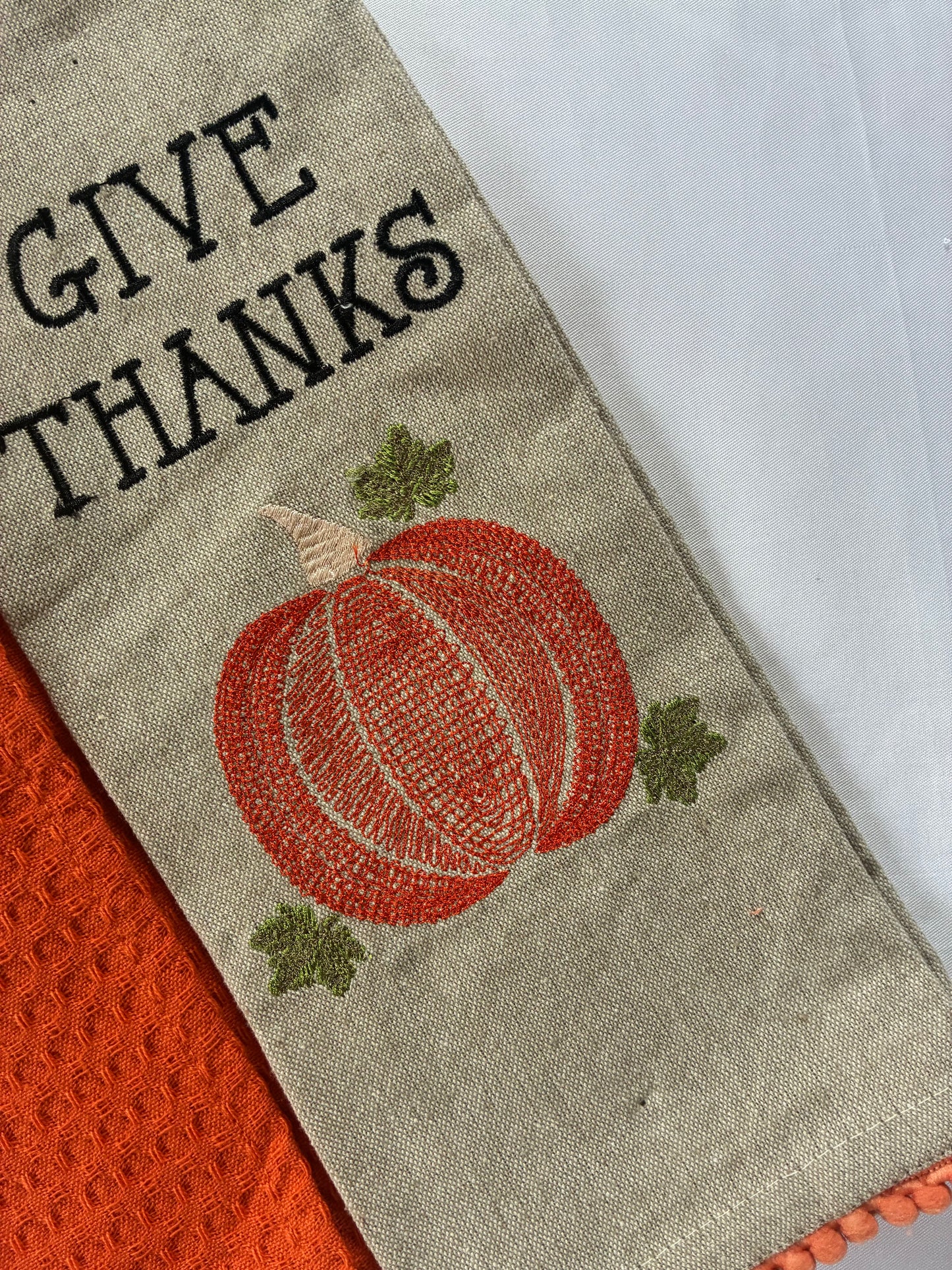 Pumpkin Printed Hand/Lunch Towels (Set of 2)