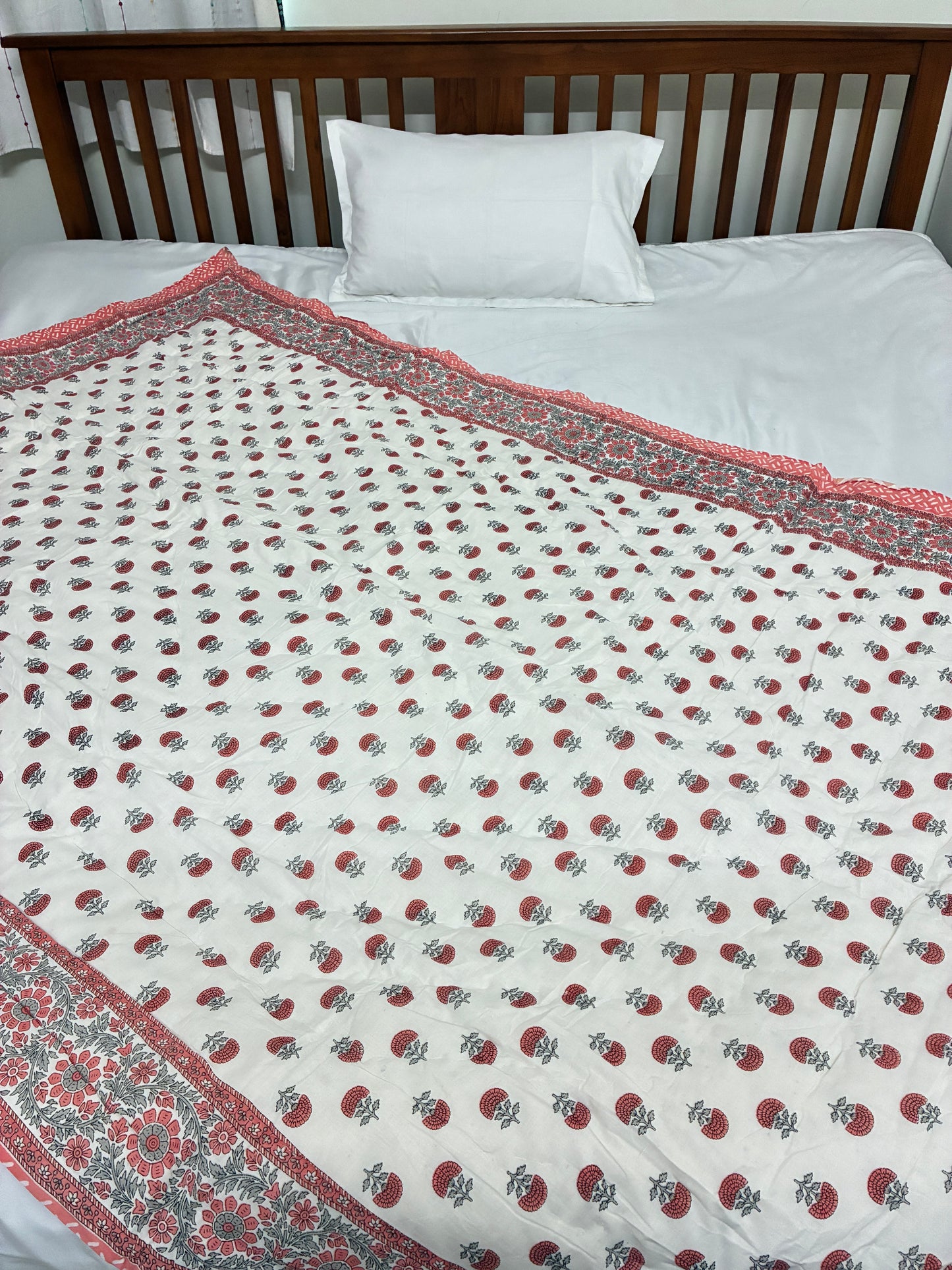 Reversible Single Size Cotton Quilt